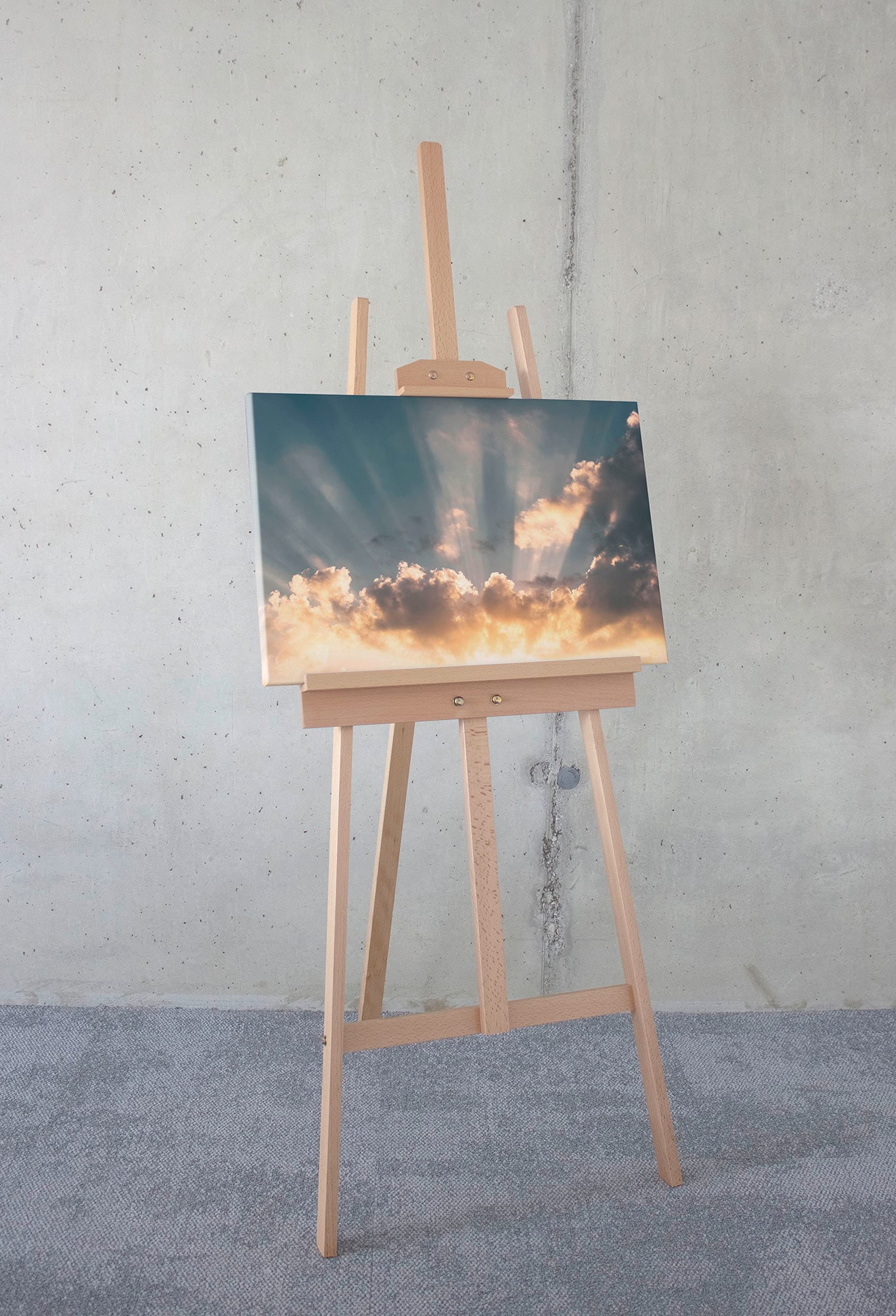 Komar Leinwandbild »Enlightenment - Grösse 60 x 40 cm«, Baum-Blätter-Natur-Berge-Blumen-Foto-Jahreszeiten-Landschaft-Meer-Strand-Palmen, (Packung, 1 St.), Keilrahmenbild mi Echtholzrahmen