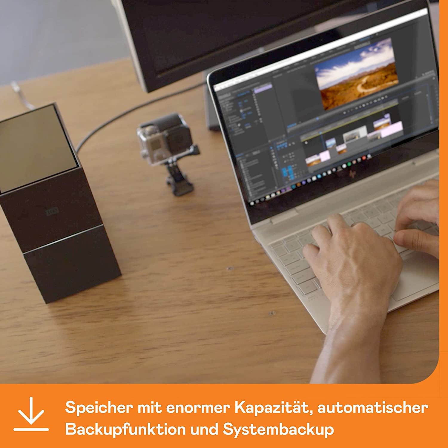 Western Digital externe HDD-Festplatte »WD My Book Duo«, Anschluss USB 3.0