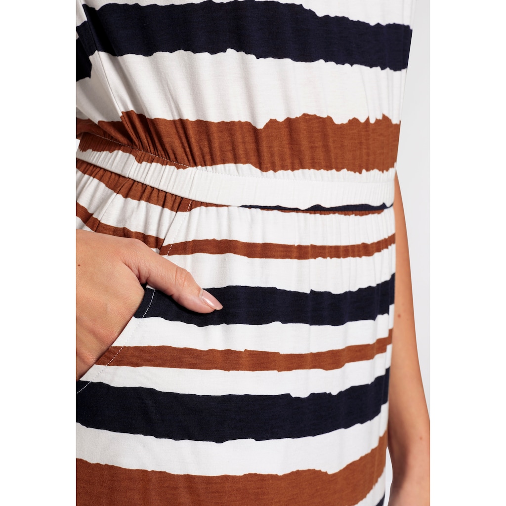 Boysen's Jerseykleid, mit elastischem Taillenband und Eingrifftaschen - NEUE KOLLEKTION