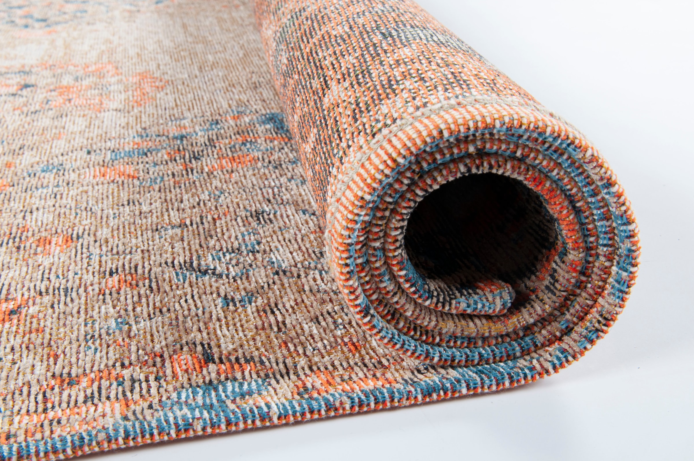 TOM TAILOR HOME Teppich »Funky Orient Kirman«, rechteckig, 5 mm Höhe, Kurzflor, Orient-Optik, Vintage Design, auch als Läufer