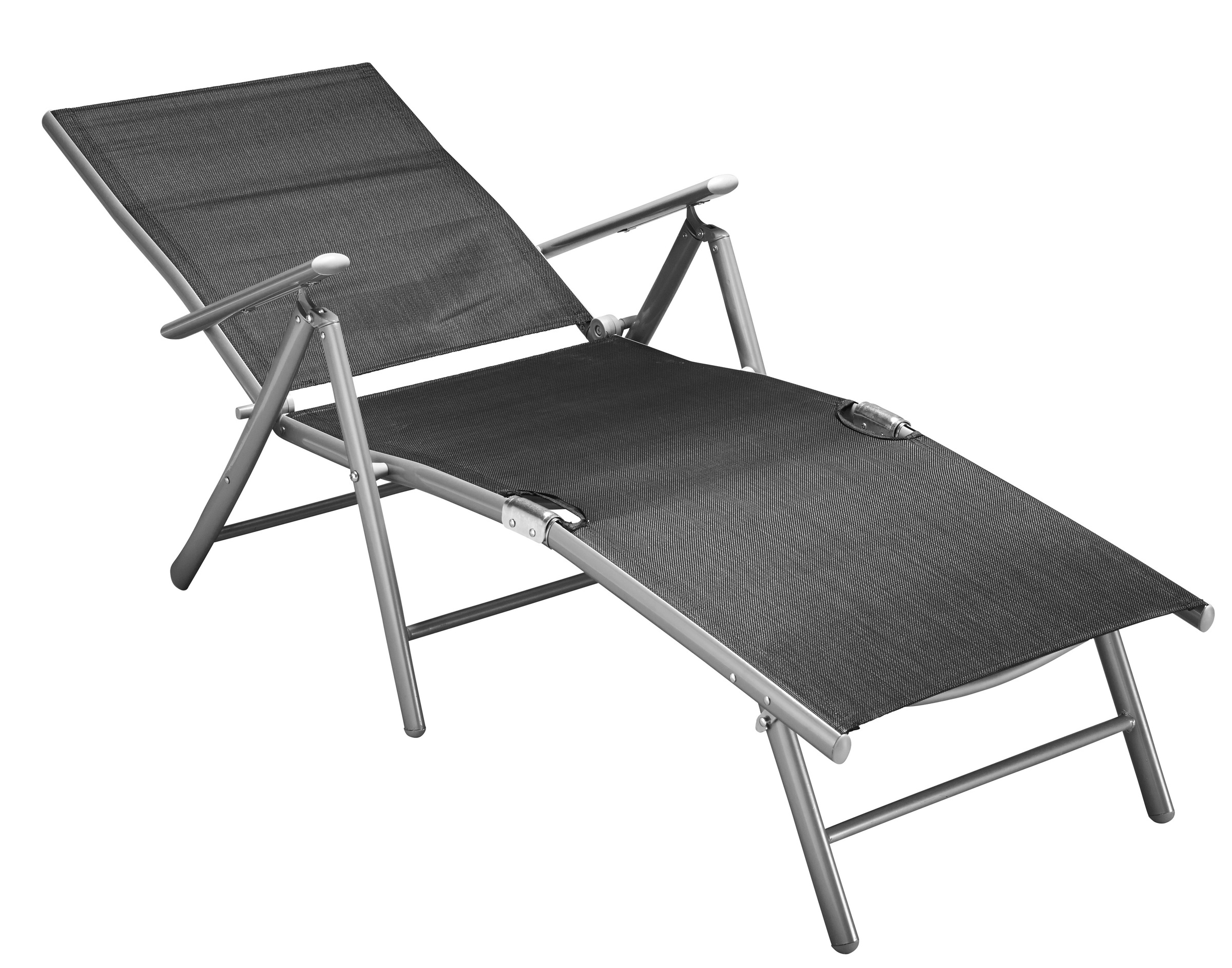 MERXX Gartenliege Alu/Textil, klappbar