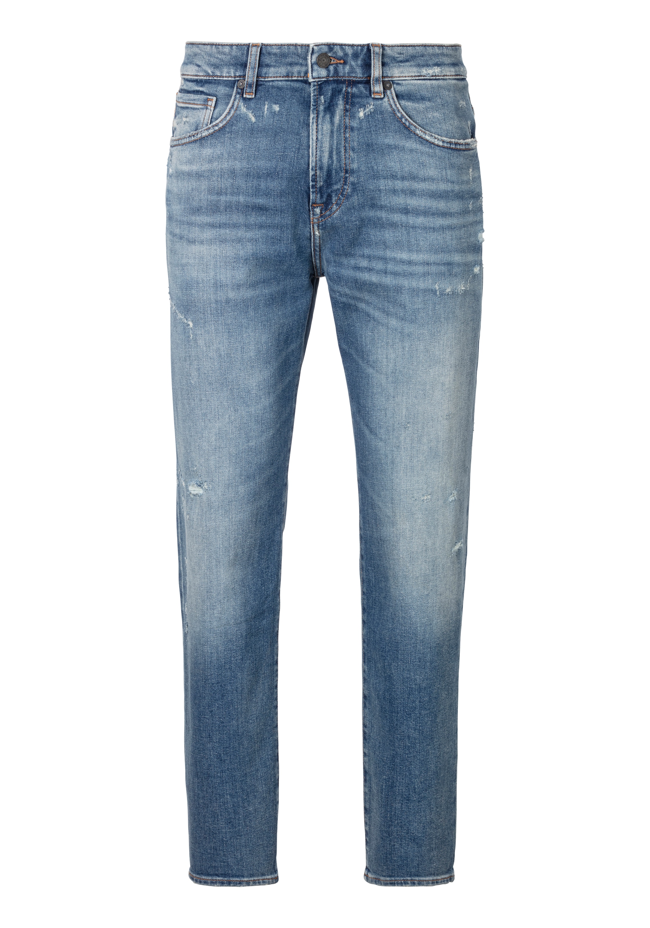 Straight-Jeans »RE.MAINE BO«, mit BOSS Leder-Badge