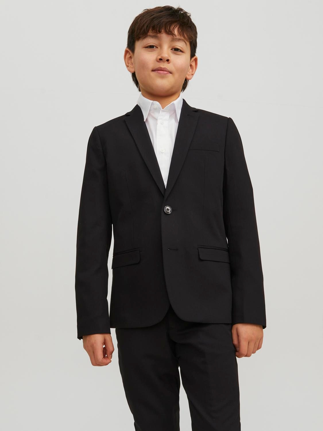 Jack & Jones Junior Sakko »JPRSOLAR stylisch, elastisch, pflegeleicht« unifarben, modisch, slim fit, Reverskragen