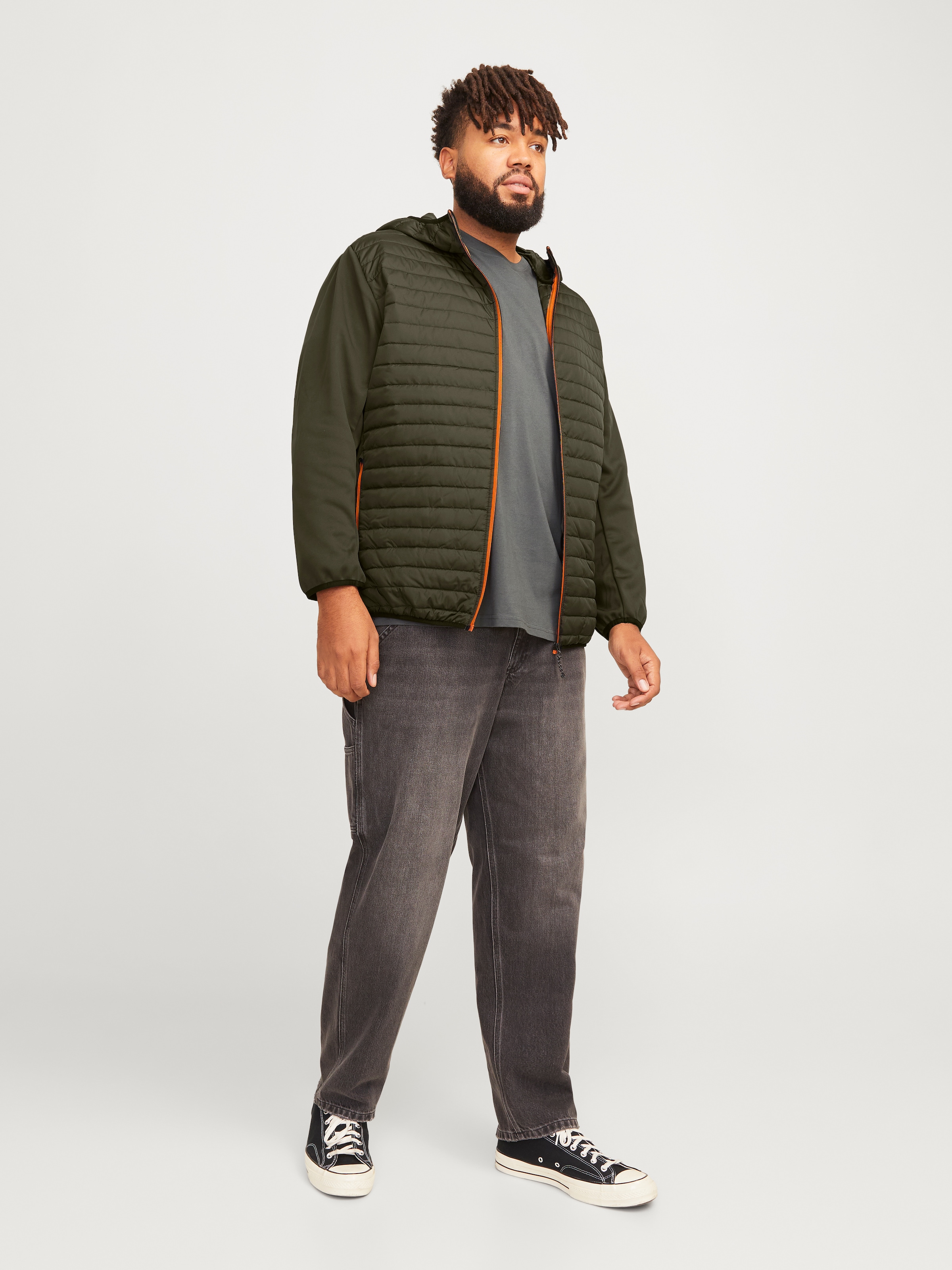 Jack & Jones PlusSize Steppjacke »JJEMULTI QUILTED JACKET PS NOOS«, mit Kapuze