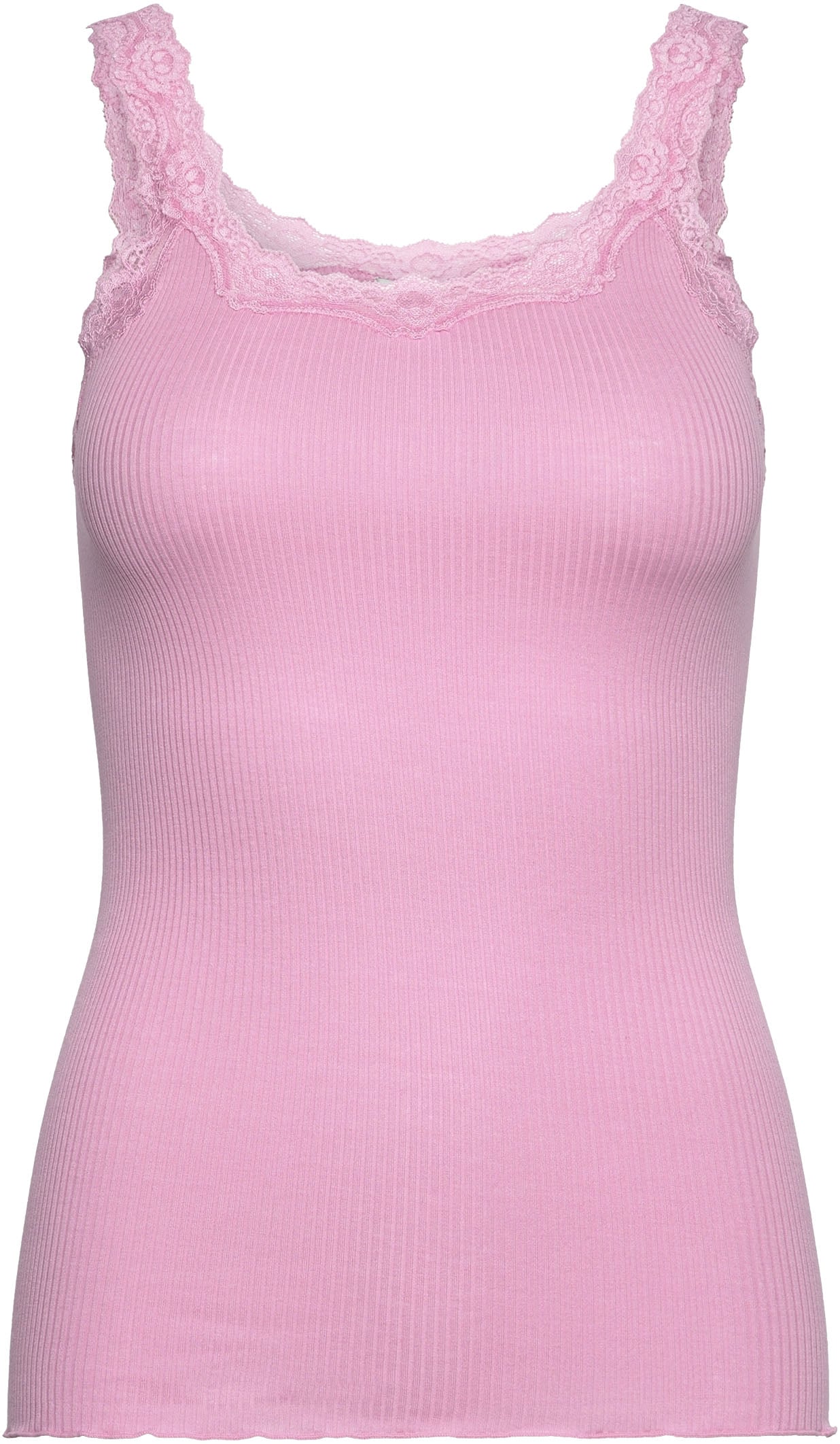 rosemunde Tanktop »Babette Silk Top« umgedrehter Vintage-Spitzenbesatz, feminin, bequem, Seidenmix