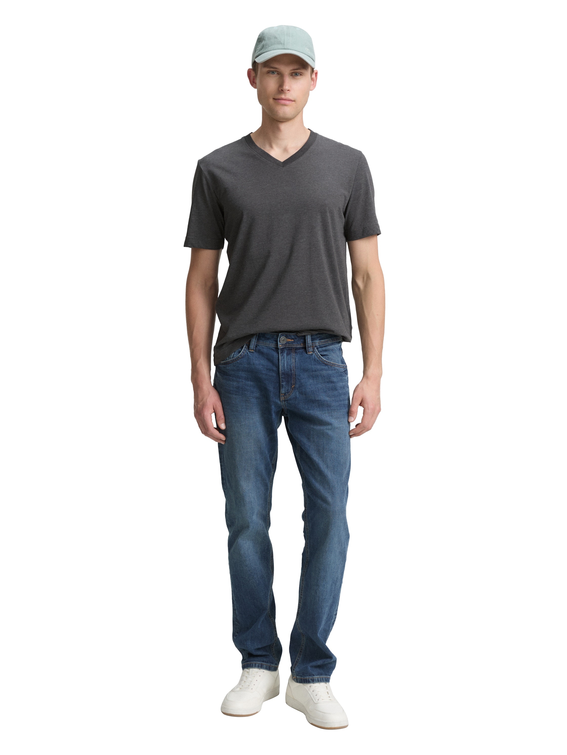TOM TAILOR T-Shirt, (Packung, 2 tlg.), mit V-Ausschnitt, Doppelpack