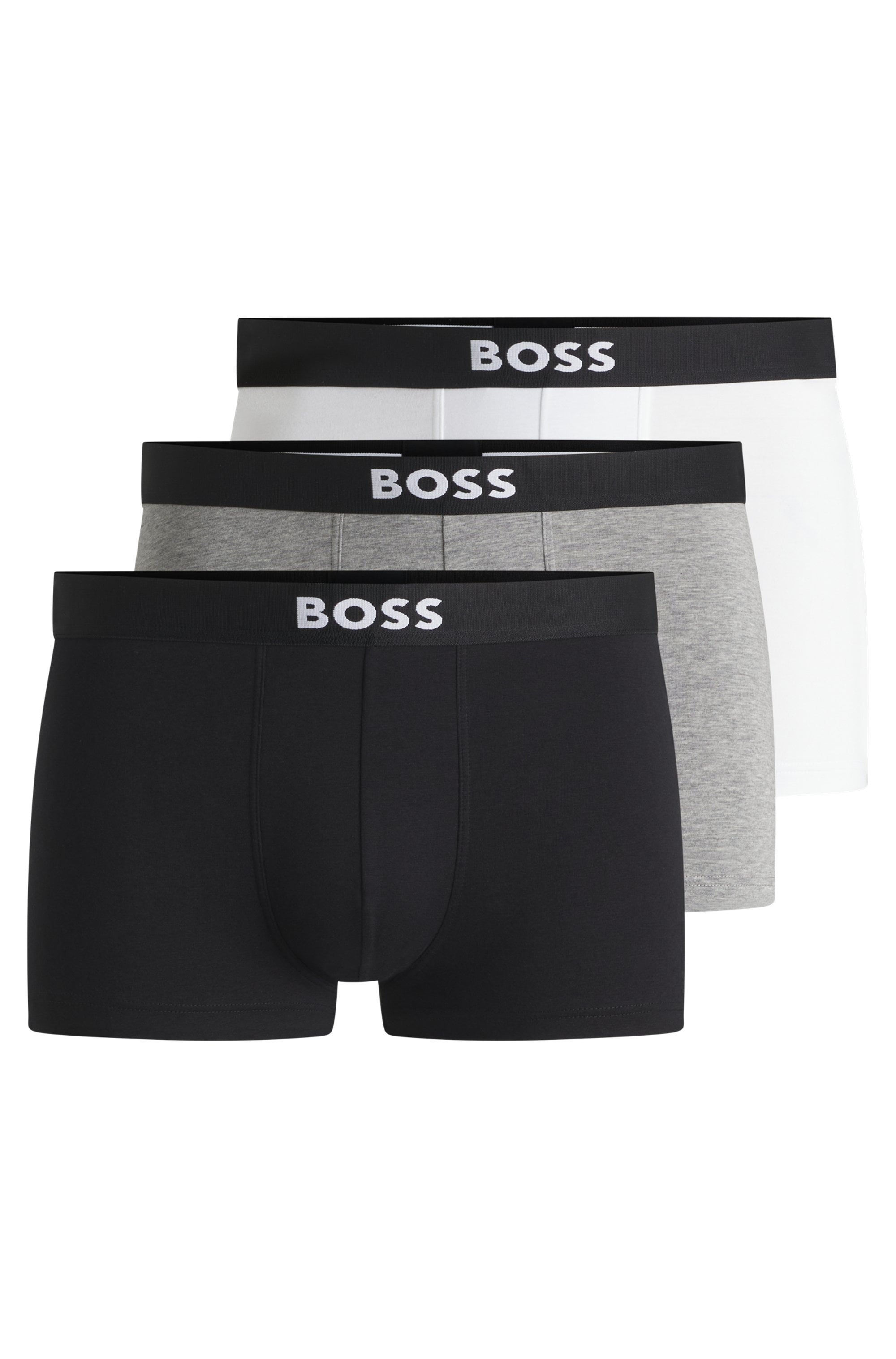 BOSS Trunk »3P Trunk BOSS ONE« mit unifarbenen Bund