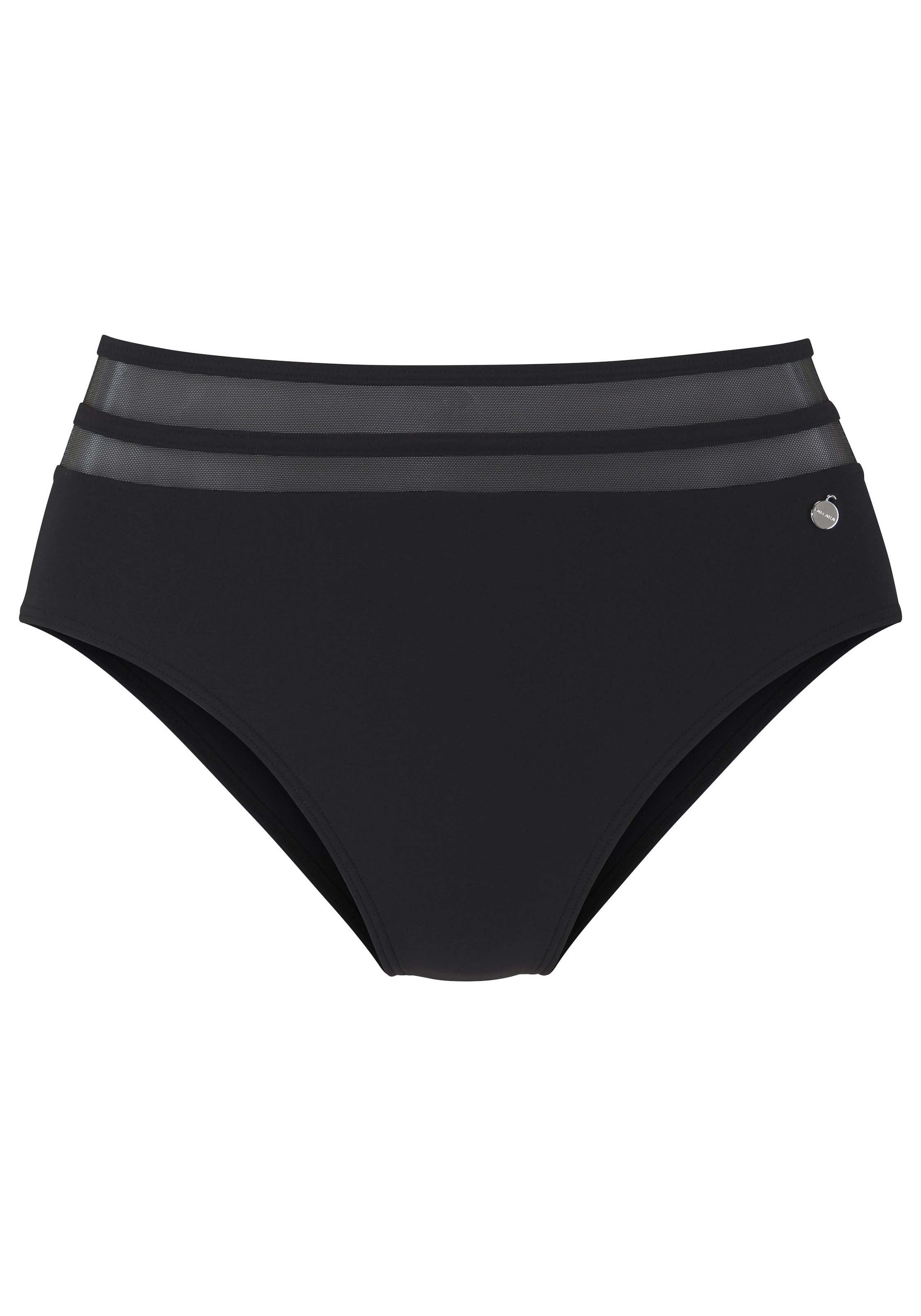 LASCANA Bikini-Hose »Mascha«, mit transparenten Mesh Einsätzen