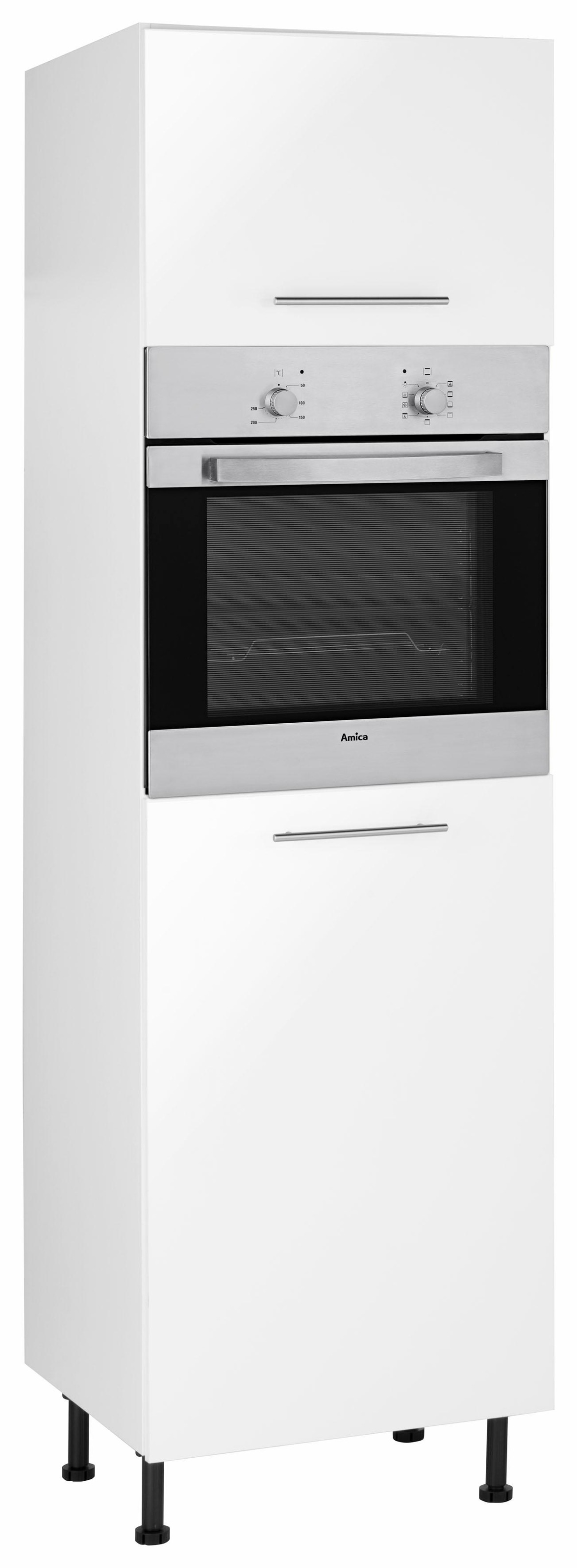 wiho Küchen Backofenumbauschrank »Ela«, 60 cm breit, höhenverstellbare Füsse