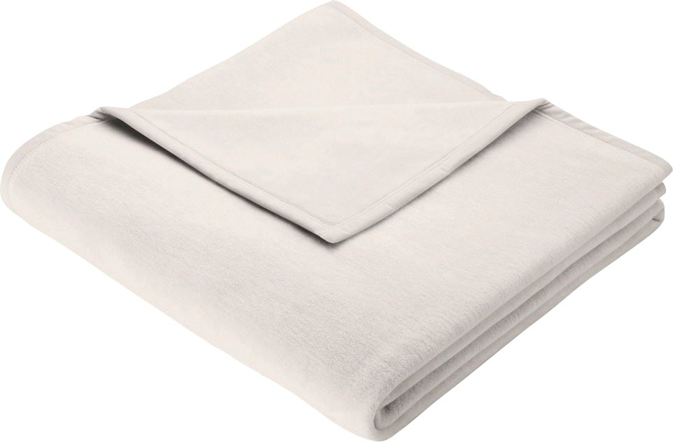 Biederlack Wohndecke »Wohndecke Cotton Home«, im Uni Design, Kuscheldecke