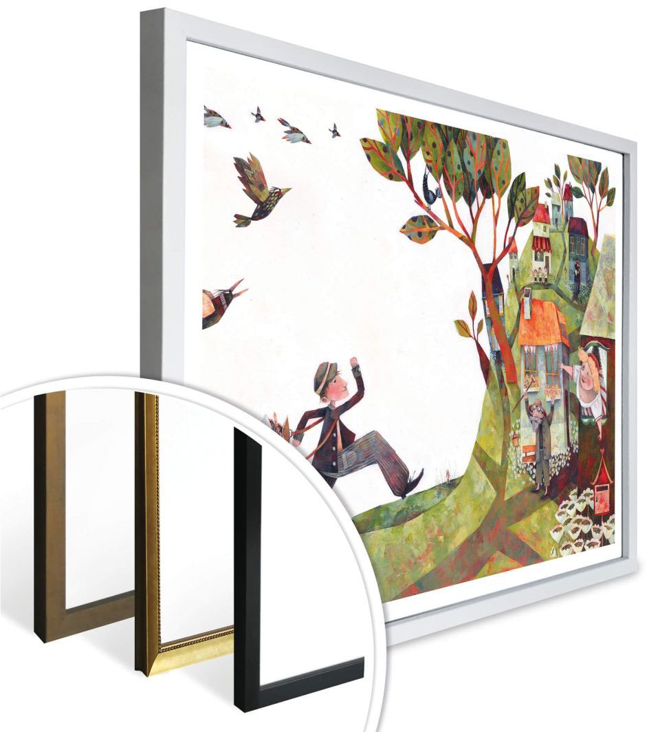 Poster, St.), Der Bild, »Märchen Briefträger«, Jelmoli-Versand Wall-Art (1 Menschen, Poster shoppen Wandbilder Wandbild, online | Wandposter