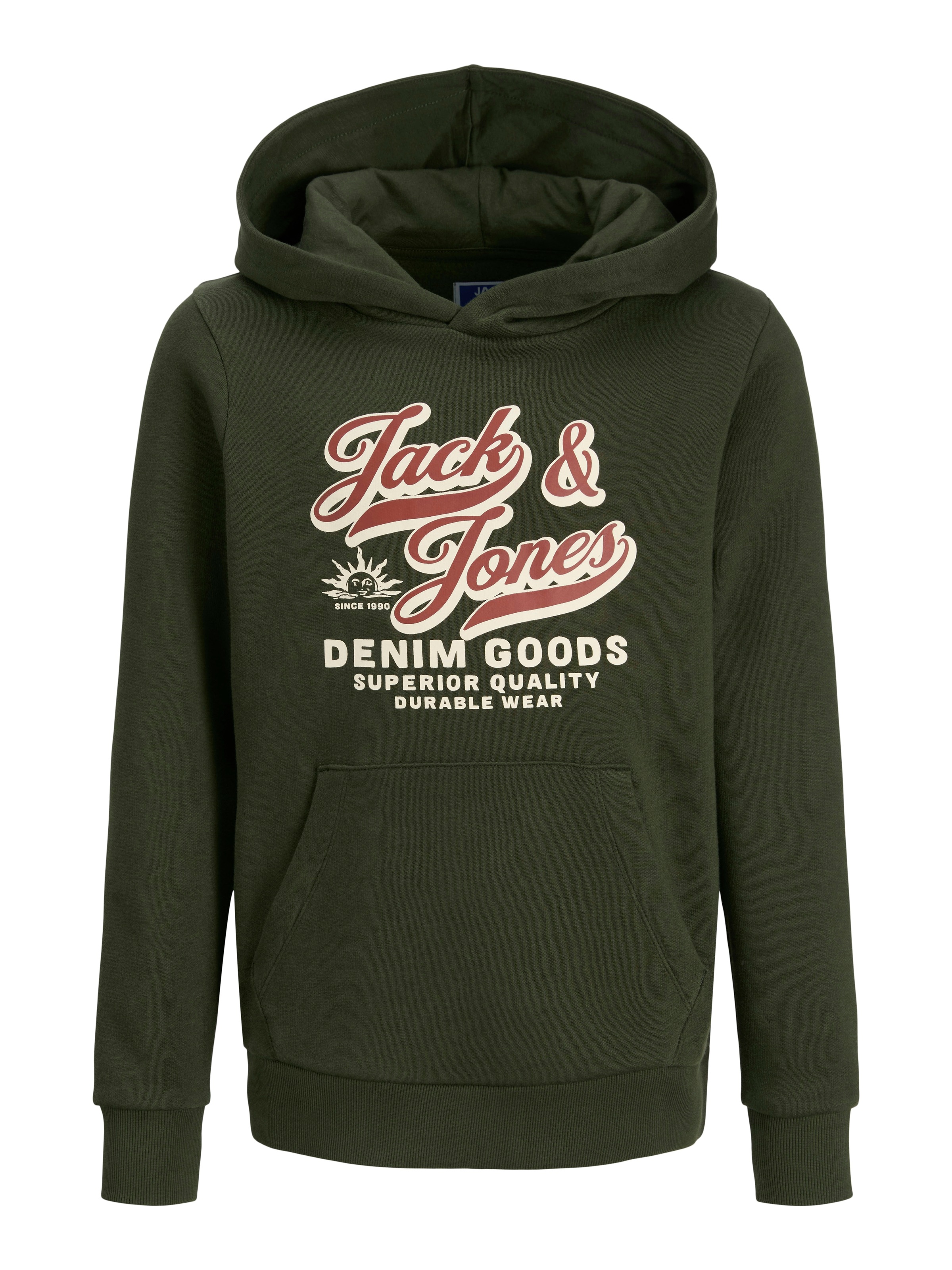 Jack & Jones Junior Kapuzensweatshirt »JJELOGO SWEAT HOOD 2 COL AW25 NOOS JNR«