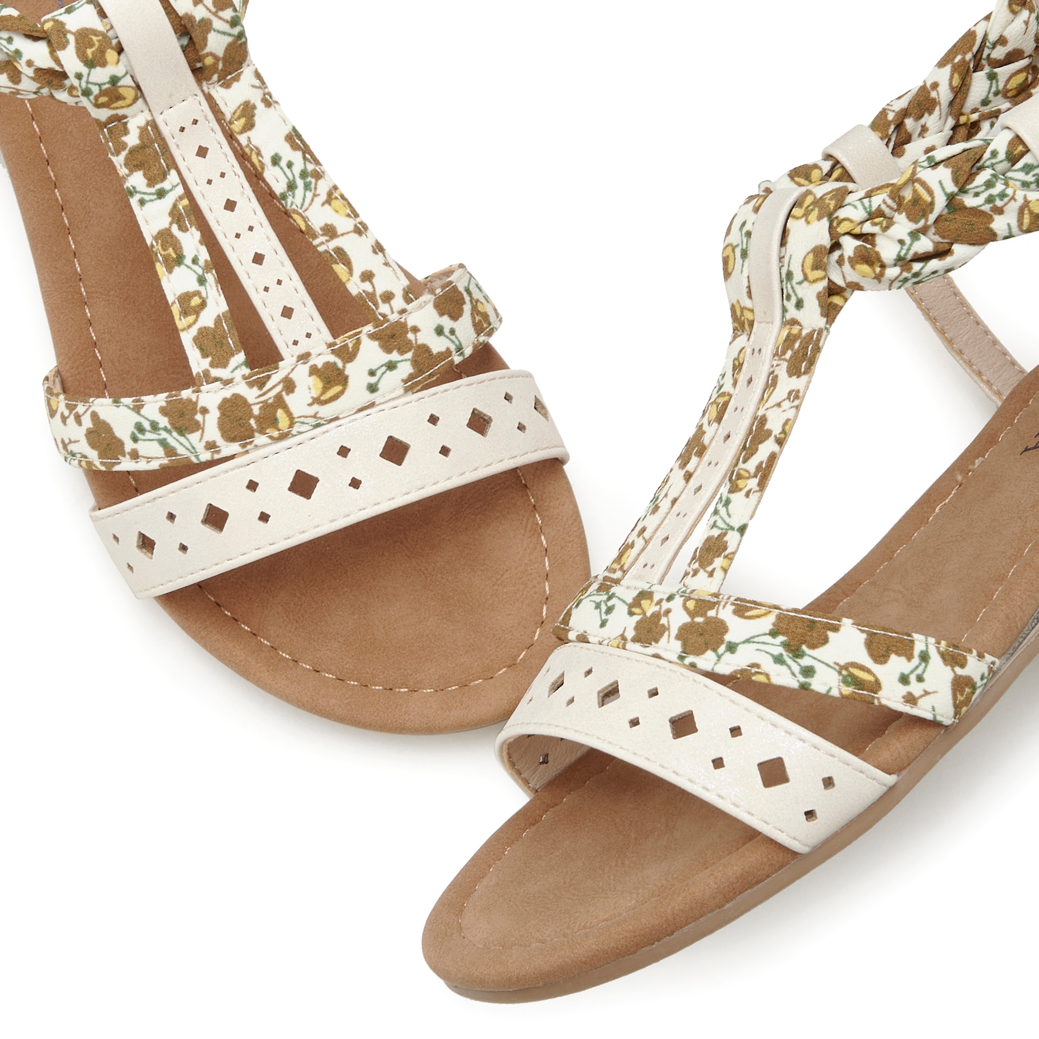 LASCANA Sandale »Sommerschuh«, Sandalette, Sommerschuh mit Riemchen im Festival-Look VEGAN