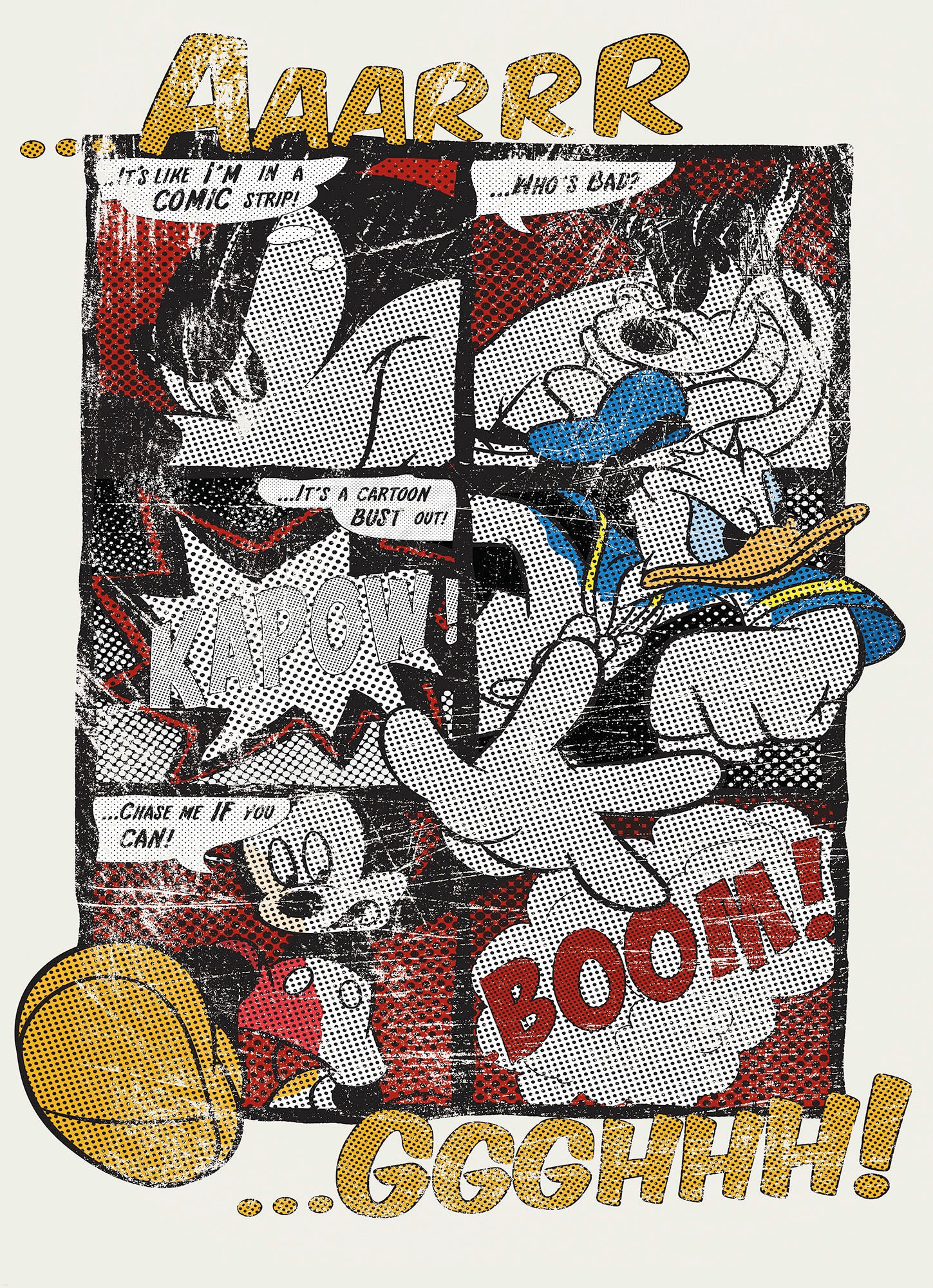 Komar Fototapete »Mickey's Great Escape - Grösse 184 x 254 cm«, bedruckt, Kinderzimmer