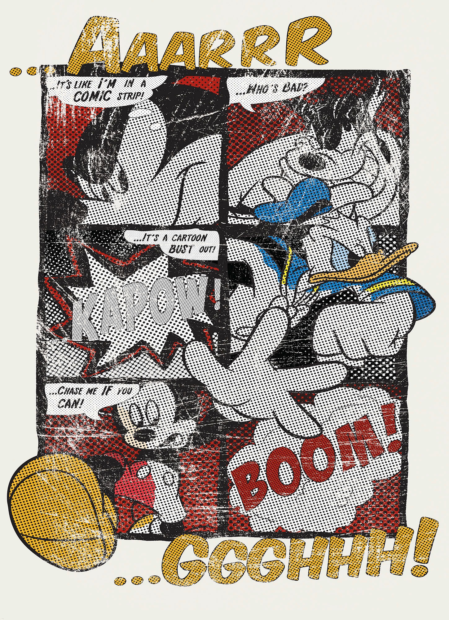 Komar Fototapete "Mickeys Great Escape - Größe 184 x 254 cm" bedruckt glatt Kinderzimmer