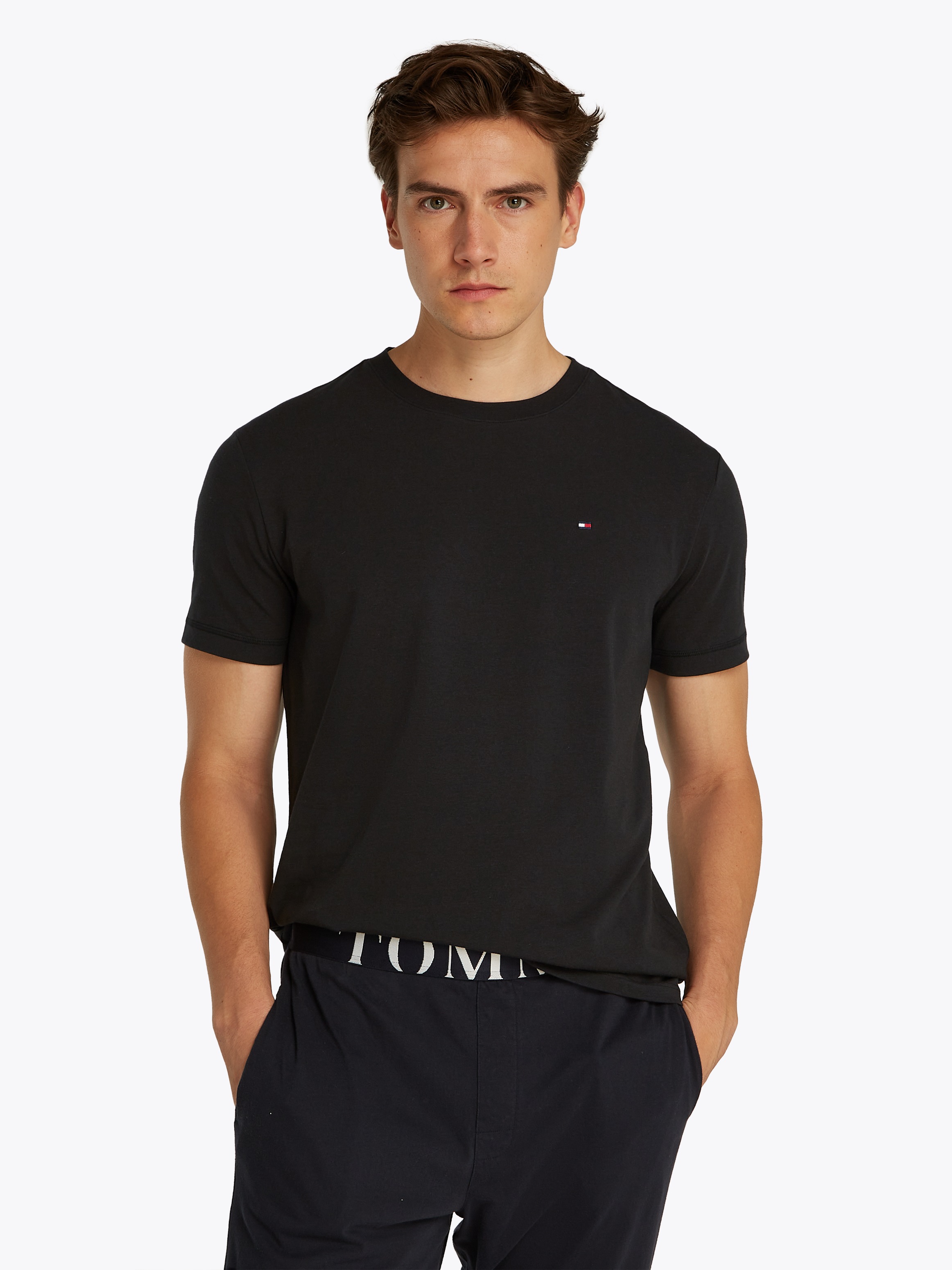 Tommy Hilfiger Underwear T-Shirt mit Logo-Stickerei