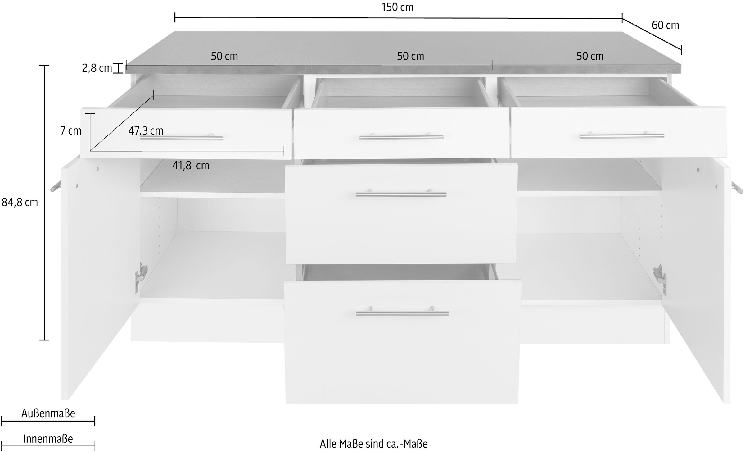 OPTIFIT Unterschrank cm »Tula«, Breite online 150 | Jelmoli-Versand shoppen