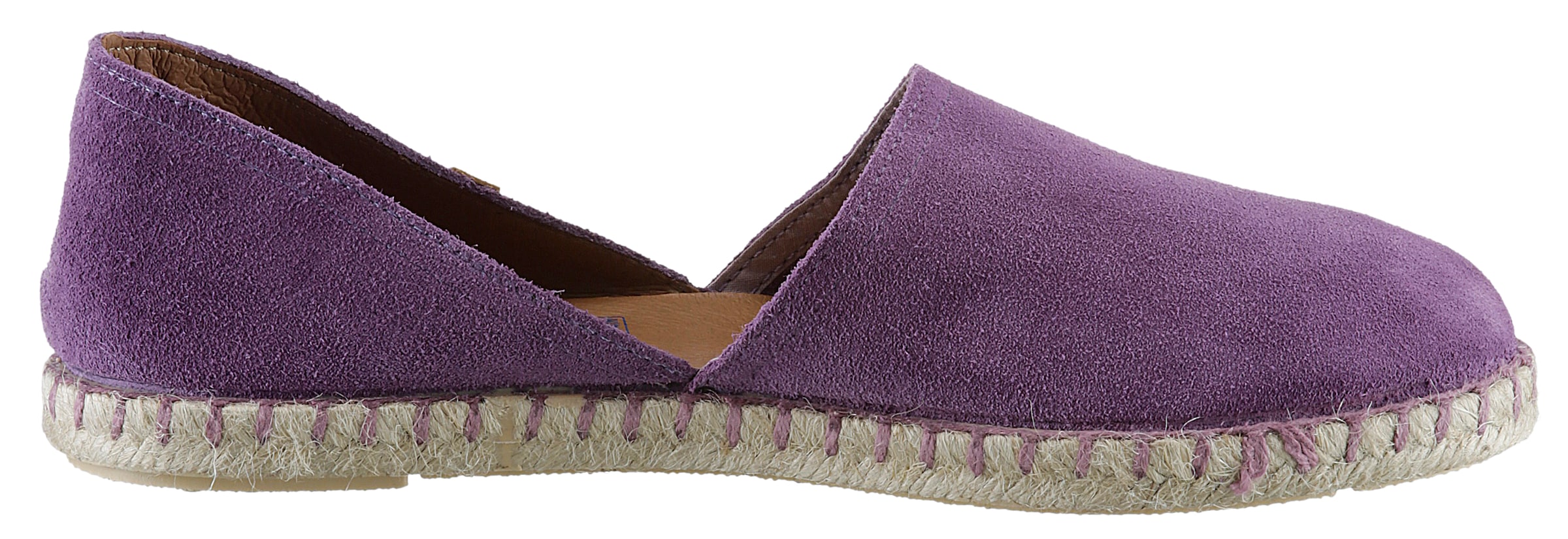 VERBENAS Espadrille, Schlupfschuh, Sommerschuh, Loafer mit typischem Jute-Rahmen