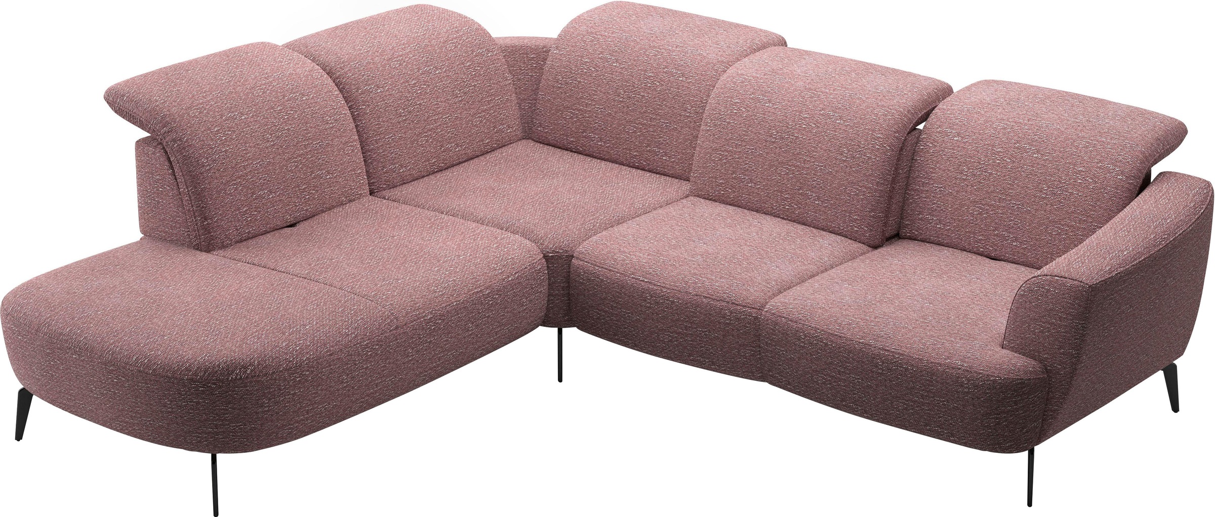 sit&more Ecksofa »Zoe«, ink.Sitztiefenverstellung, wahlweise mit Kopfteilverstellung