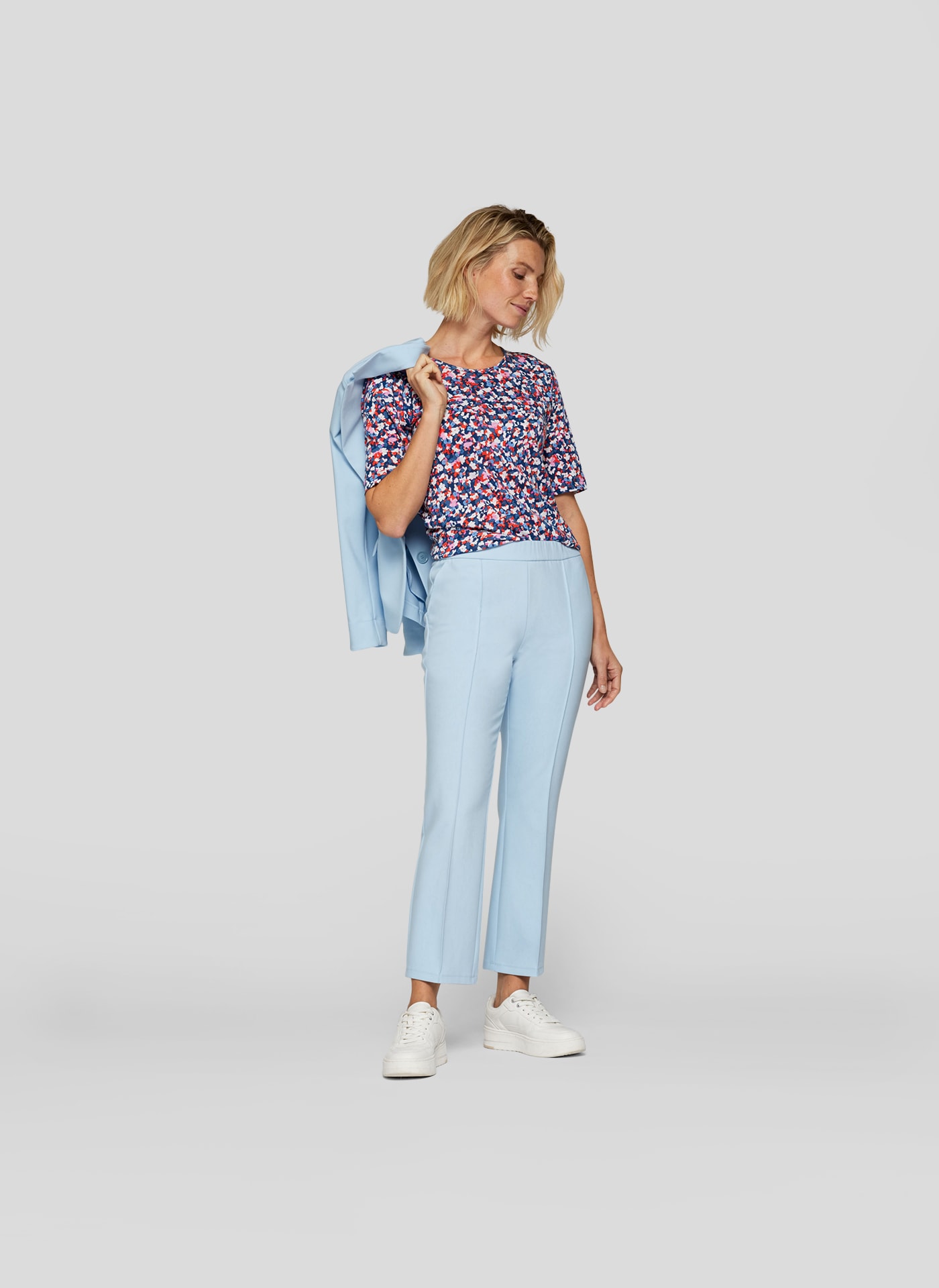 Rabe T-Shirt, mit All-Over Print