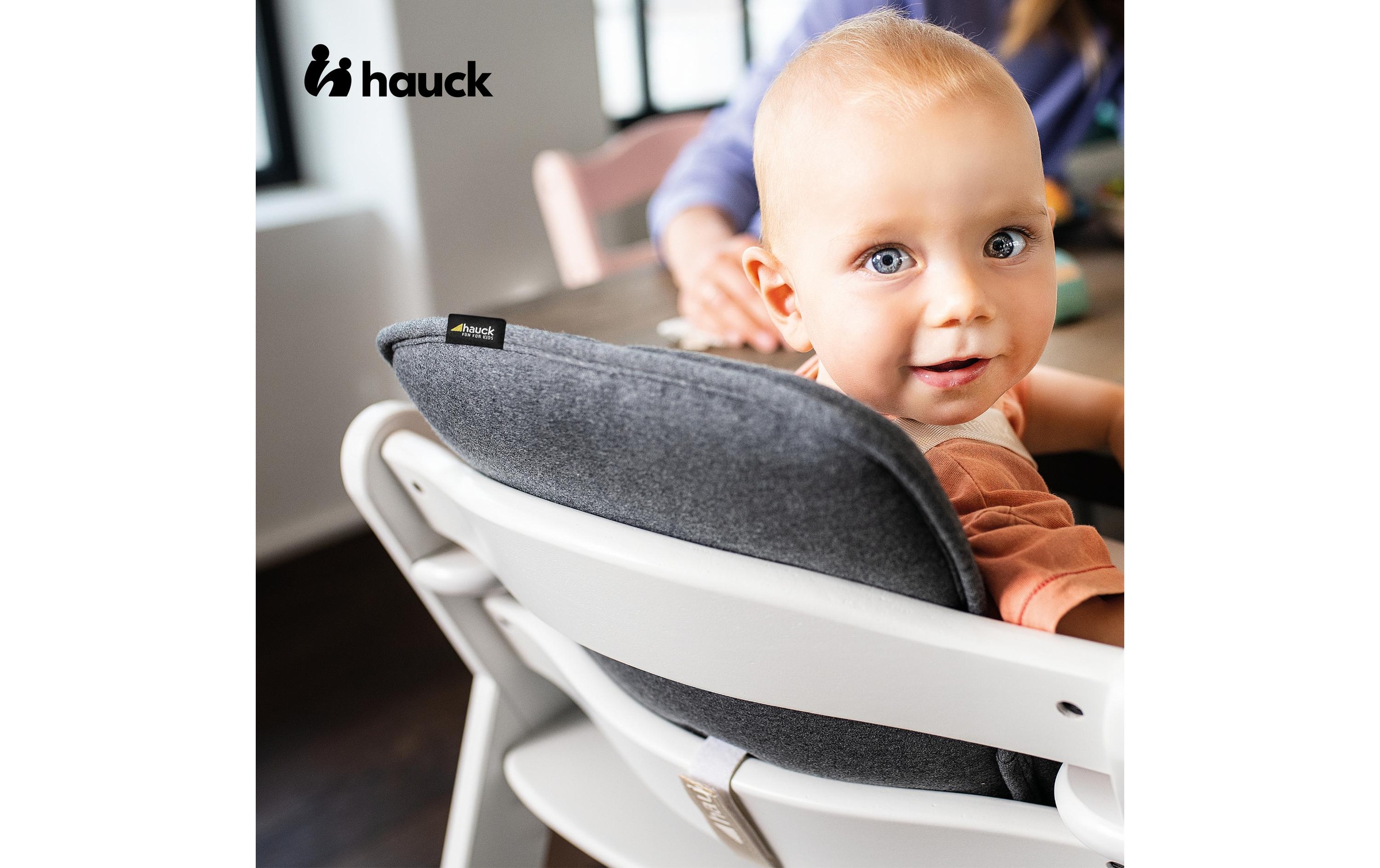 Hauck Sitzverkleinerer »Alpha Cosy Select Jersey Charcoal«, (1 tlg.)