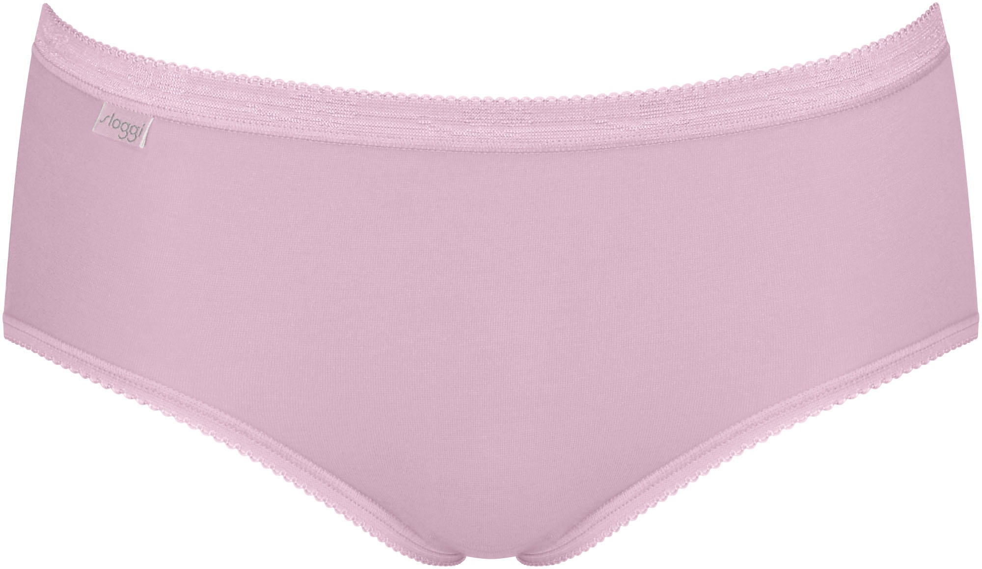 sloggi Midislip »Basic+«, (4er Pack), Baumwollmix, elastisch, weiche Nähte, bequem, feminin