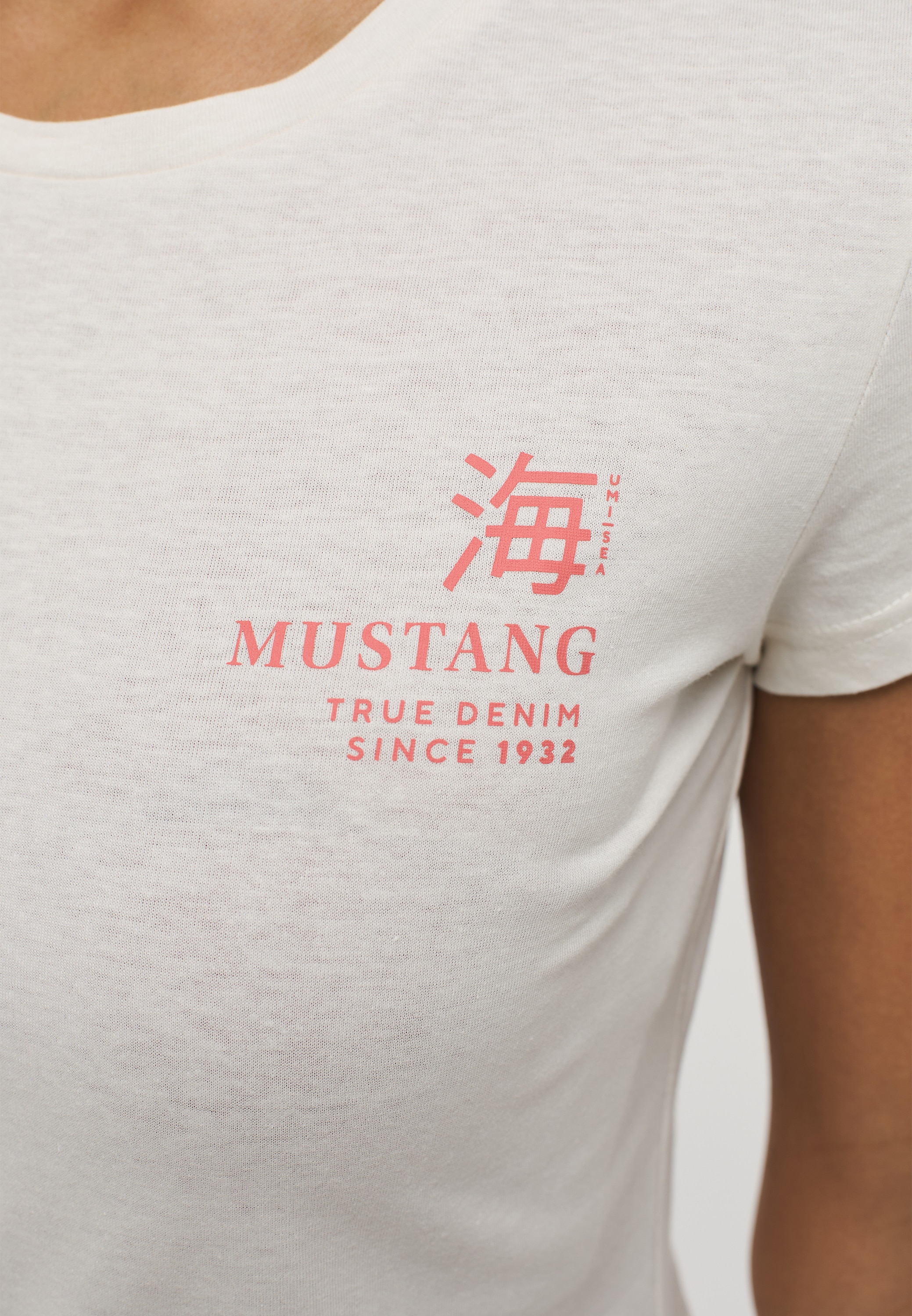 Schweiz online Jelmoli-Versand MUSTANG »T-Shirt« Kurzarmshirt bei shoppen