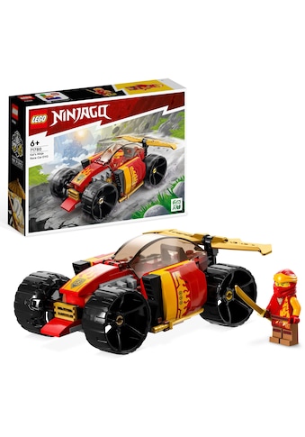 Konstruktionsspielsteine »Kais Ninja-Rennwagen EVO (71780), LEGO® NINJAGO«, (94 St.),...