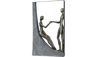 Casablanca by Gilde Dekofigur »Skulptur Paar im Ring, bronzefarben/schwarz«,  bronzefarben/grau/schwarz, Polyresin online shoppen | Jelmoli-Versand