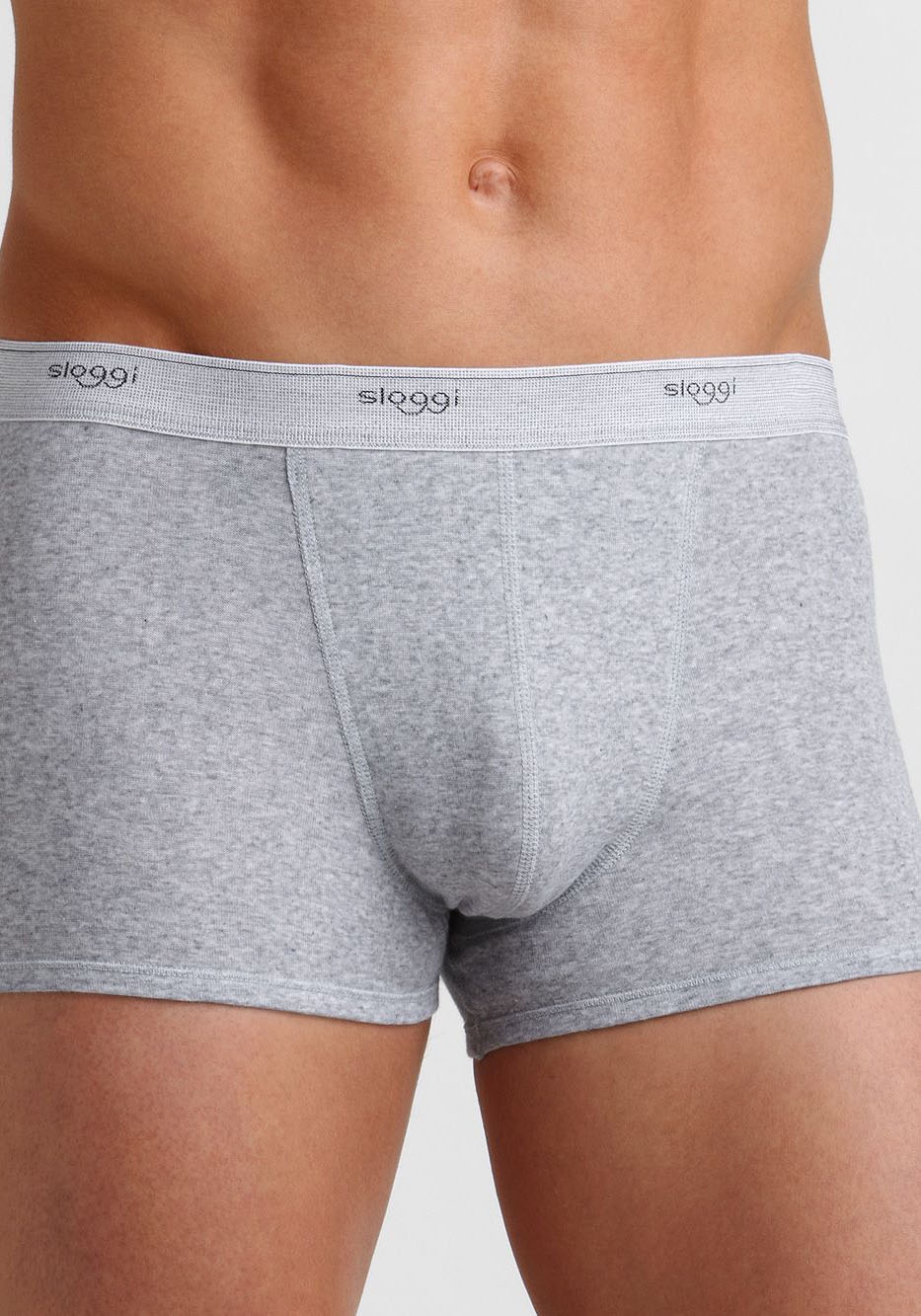 sloggi Boxer »men Basic Short 2P«, (2er Pack), perfekter Sitz, Logobund