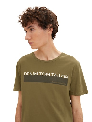 TOM TAILOR Denim T-Shirt, in verschiedenen Farben