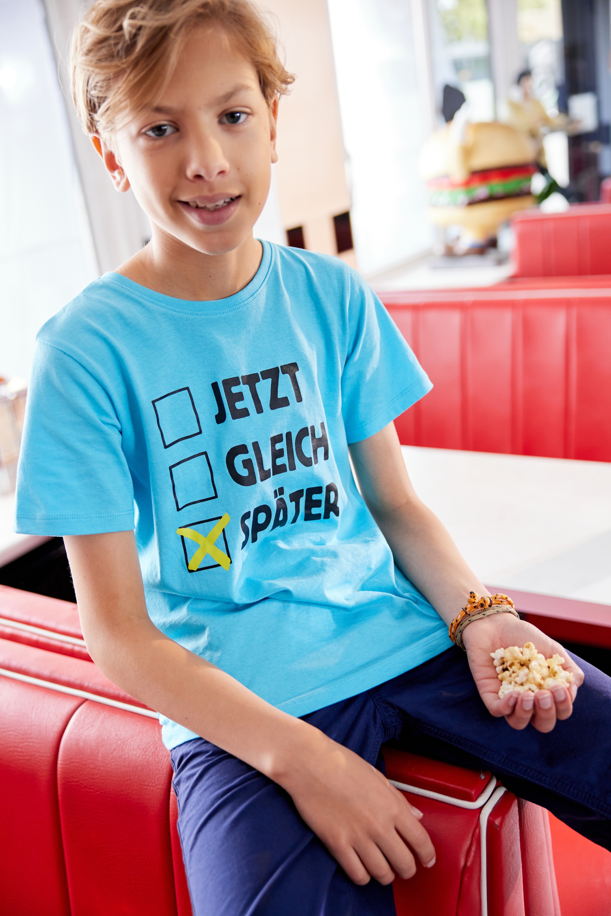 T-Shirt ✵ KIDSWORLD »SPÄTER«, online | ordern Jelmoli-Versand Spruch