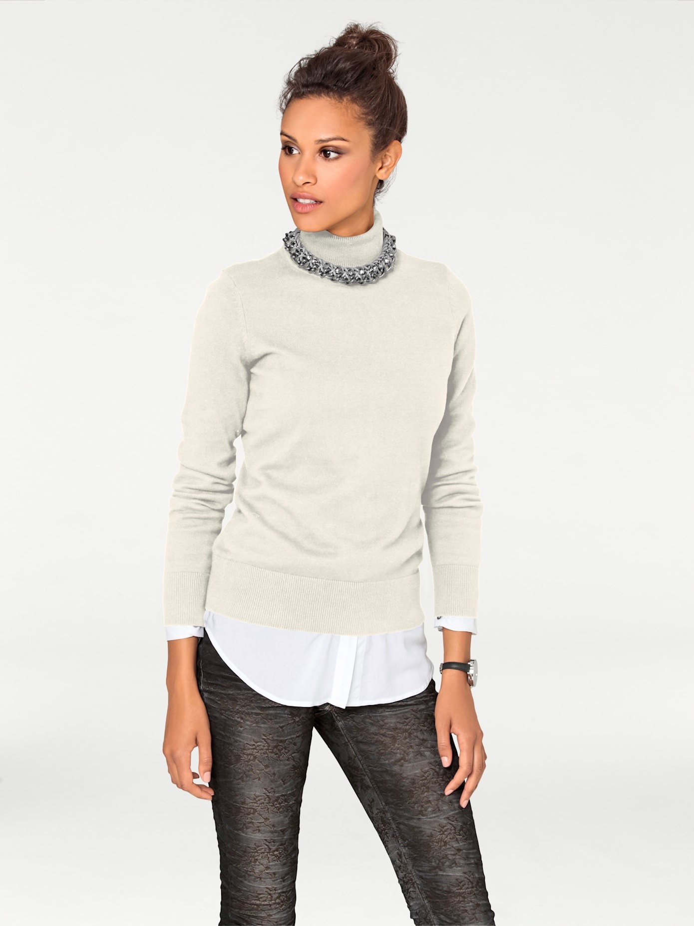 LINEA TESINI by heine Rollkragenpullover »Rollkragen-Pullover«