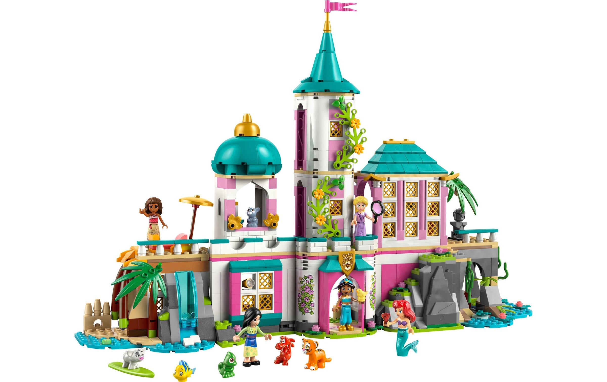 LEGO® Spielbausteine »Disney Princess Prinzessinnenschloss mit Haustieren 43267«, (787 St.)