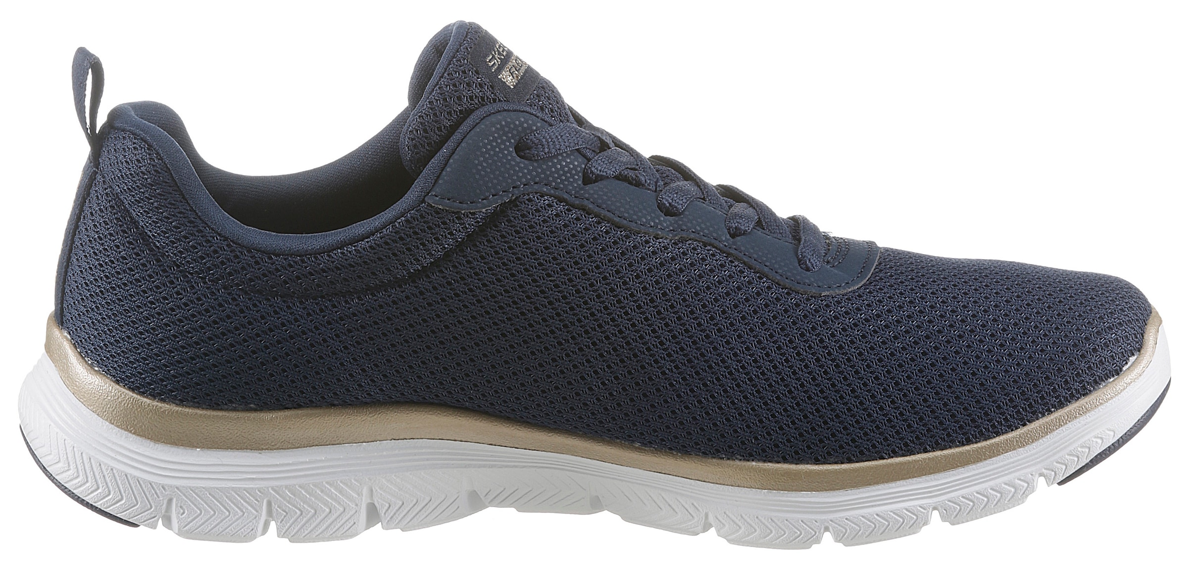 Skechers Sneaker »FLEX APPEAL 4.0 BRILLINAT VIEW«, Freizeitschuh, Halbschuh, Schnürschuh mit Air Cooled Memory Foam