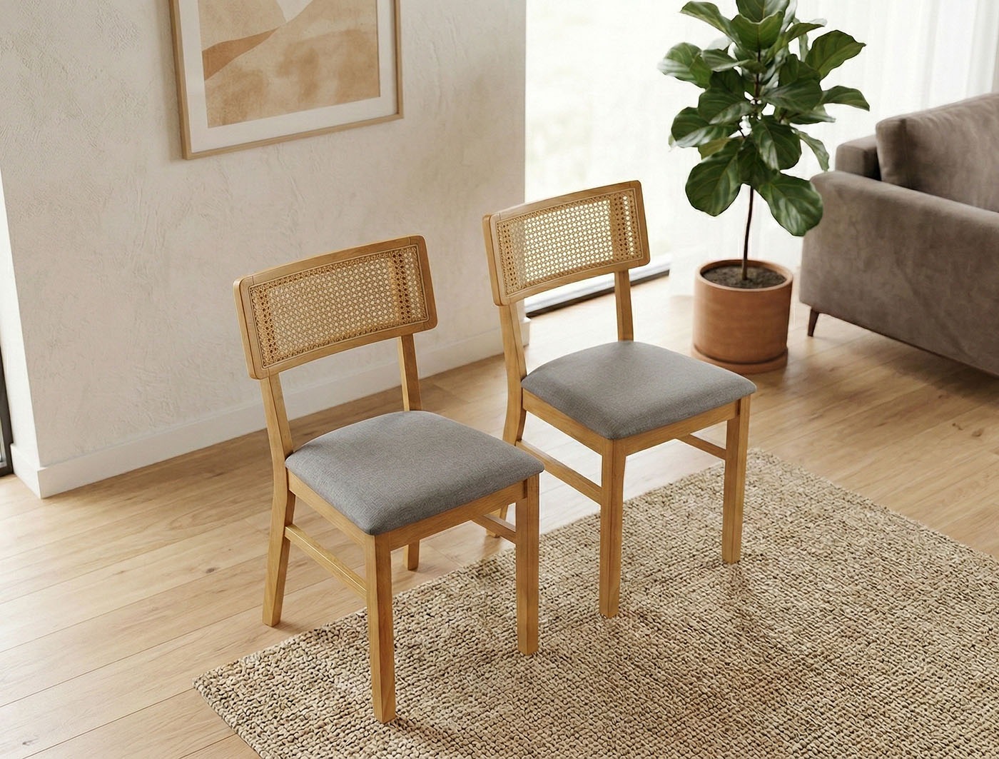 Jahnke Esszimmerstuhl "VIENNA SIT DUO" () Esszimmerstuhl (2er Set), Massivholz, gepolstert, bis 110 kg belastbar