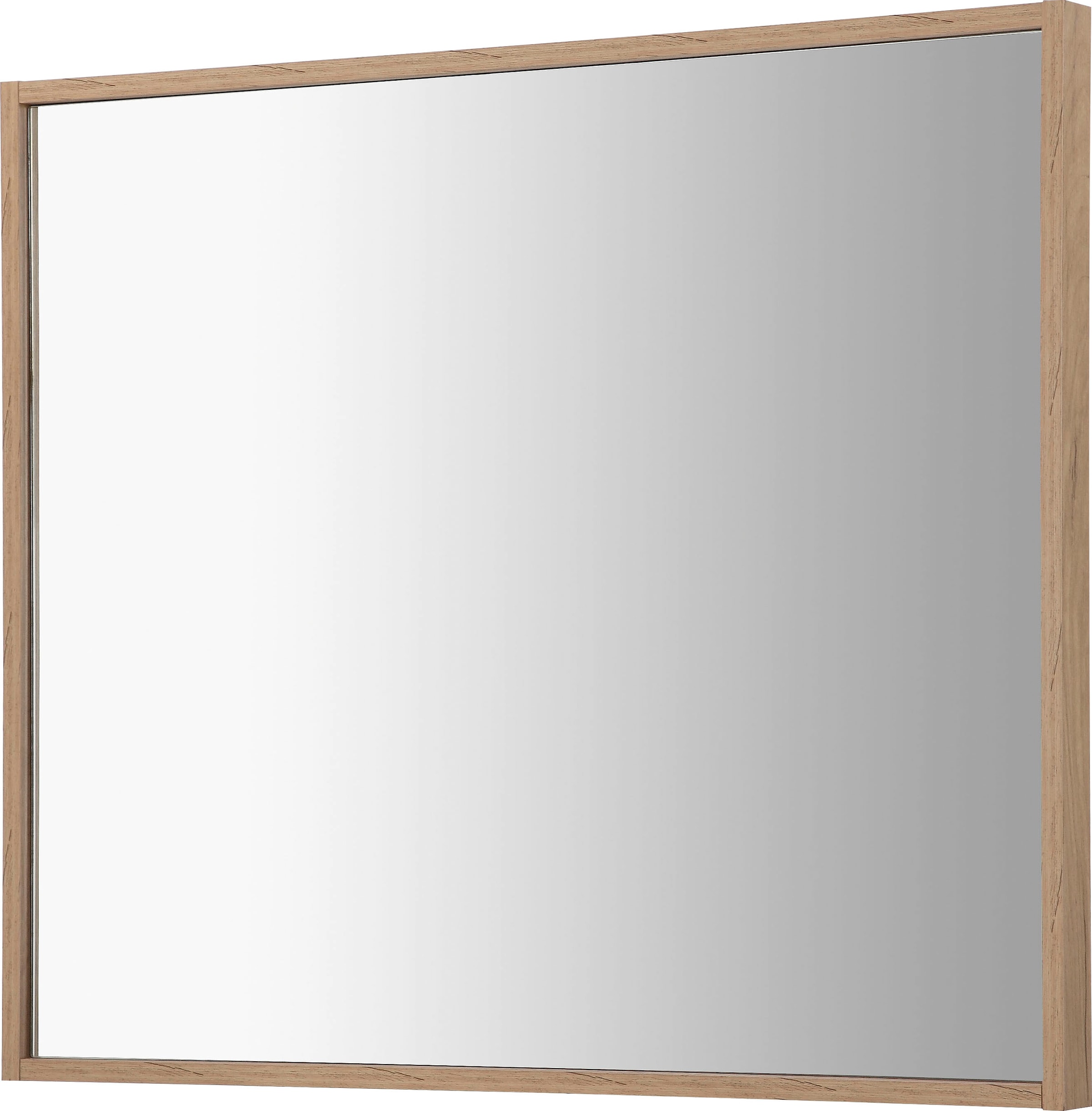 welltime Badspiegel »Torun Badschrank Spiegel ohne LED Licht«, Spiegel mit Rahmenoptik, Breite 80cm Wandspiegel