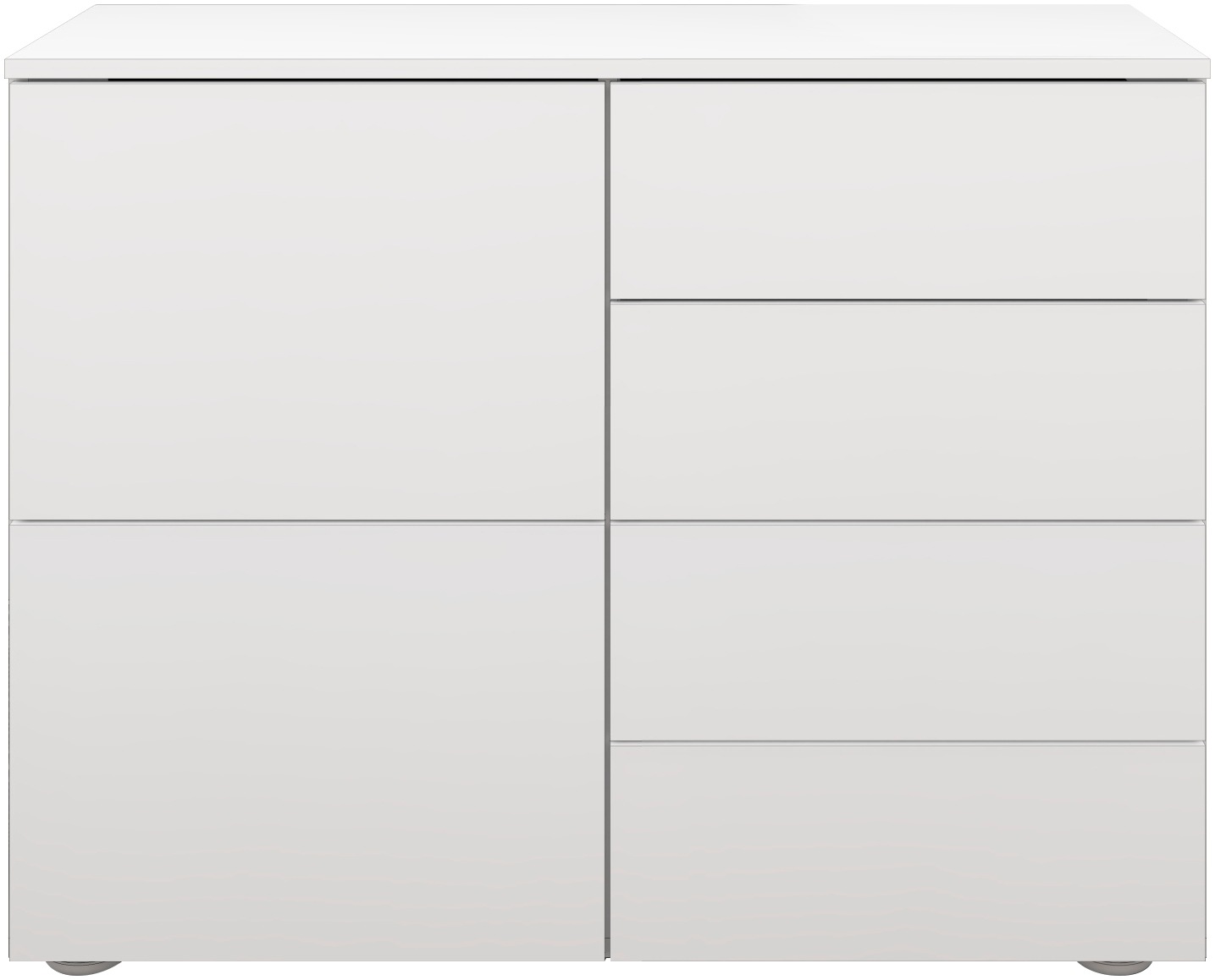borchardt Möbel Kommode, Drucköffner (Push-To-Open), höhenverstellbare Einlegeböden