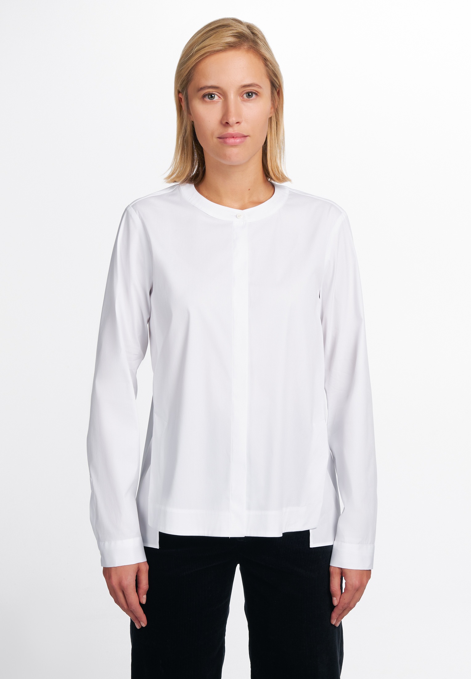 Eterna Longbluse »LOOSE FIT« EASY IRON (bügelleicht)
