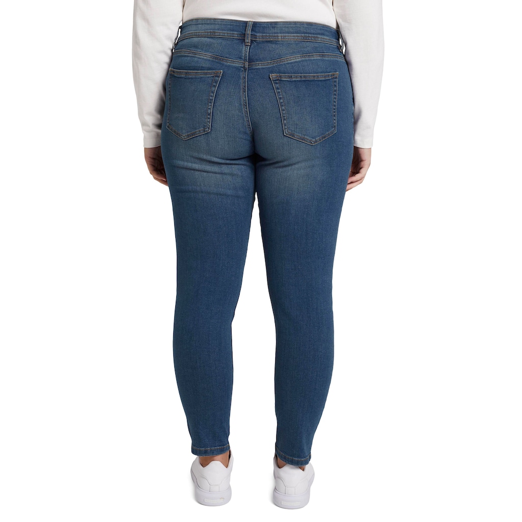 TOM TAILOR PLUS Skinny-fit-Jeans, in klassischer 5- Pocket- Form