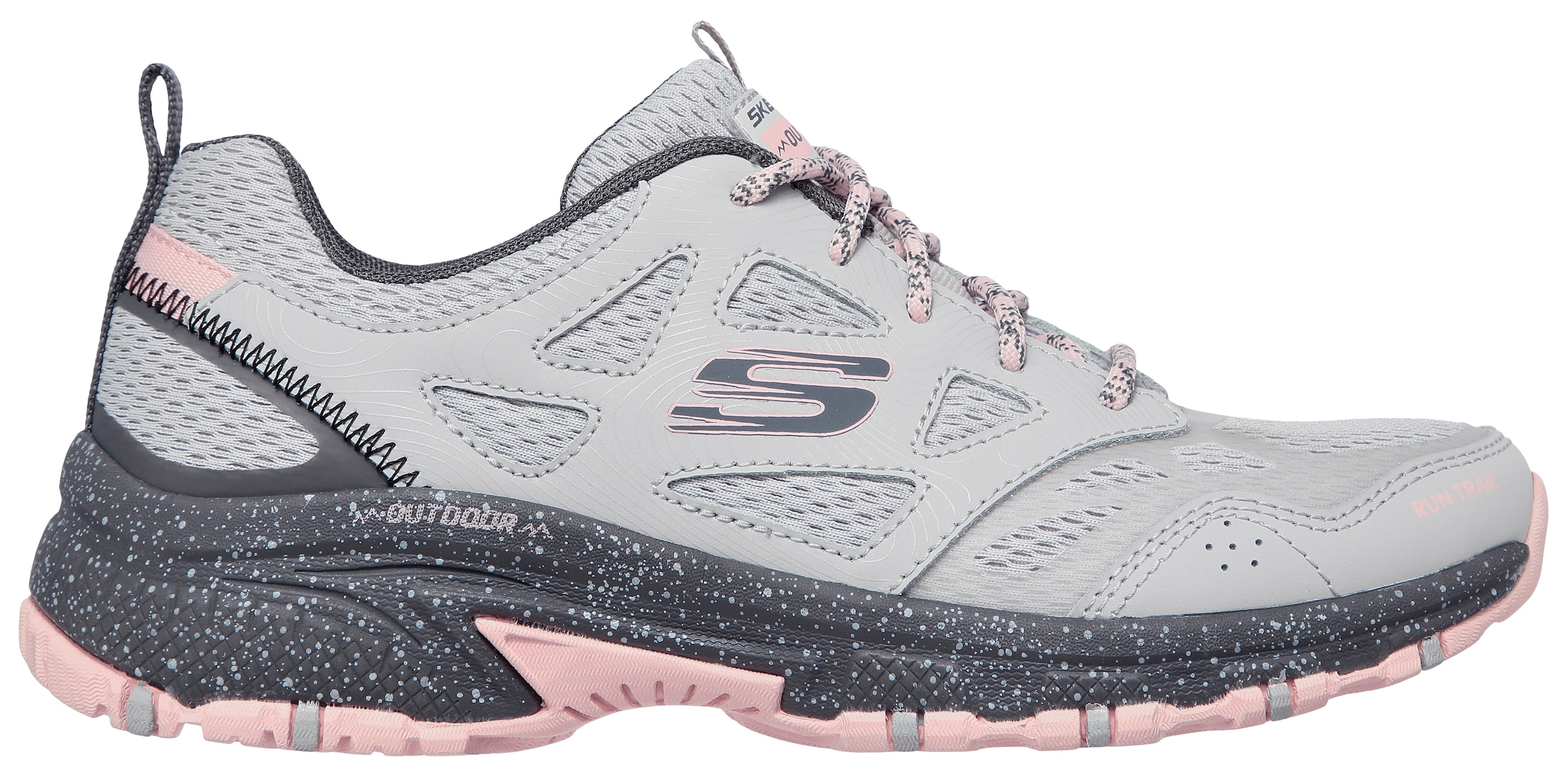 Skechers Sneaker »HILLCREST PURE ESCAPADE«, im Materialmix, Freizeitschuh, Halbschuh, Schnürschuh