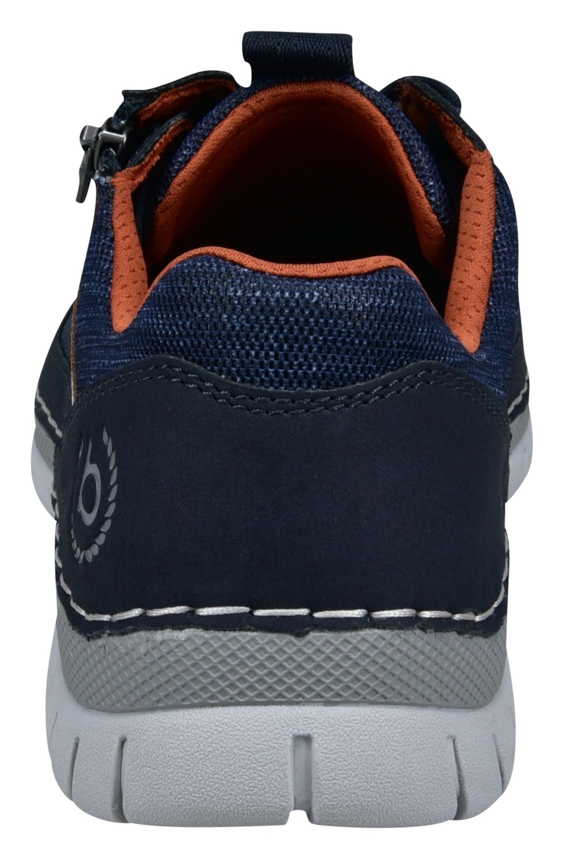 bugatti Slip-On Sneaker, Freizeitschuh, Halbschuh, Slipper mit Kontrast-Rahmennaht