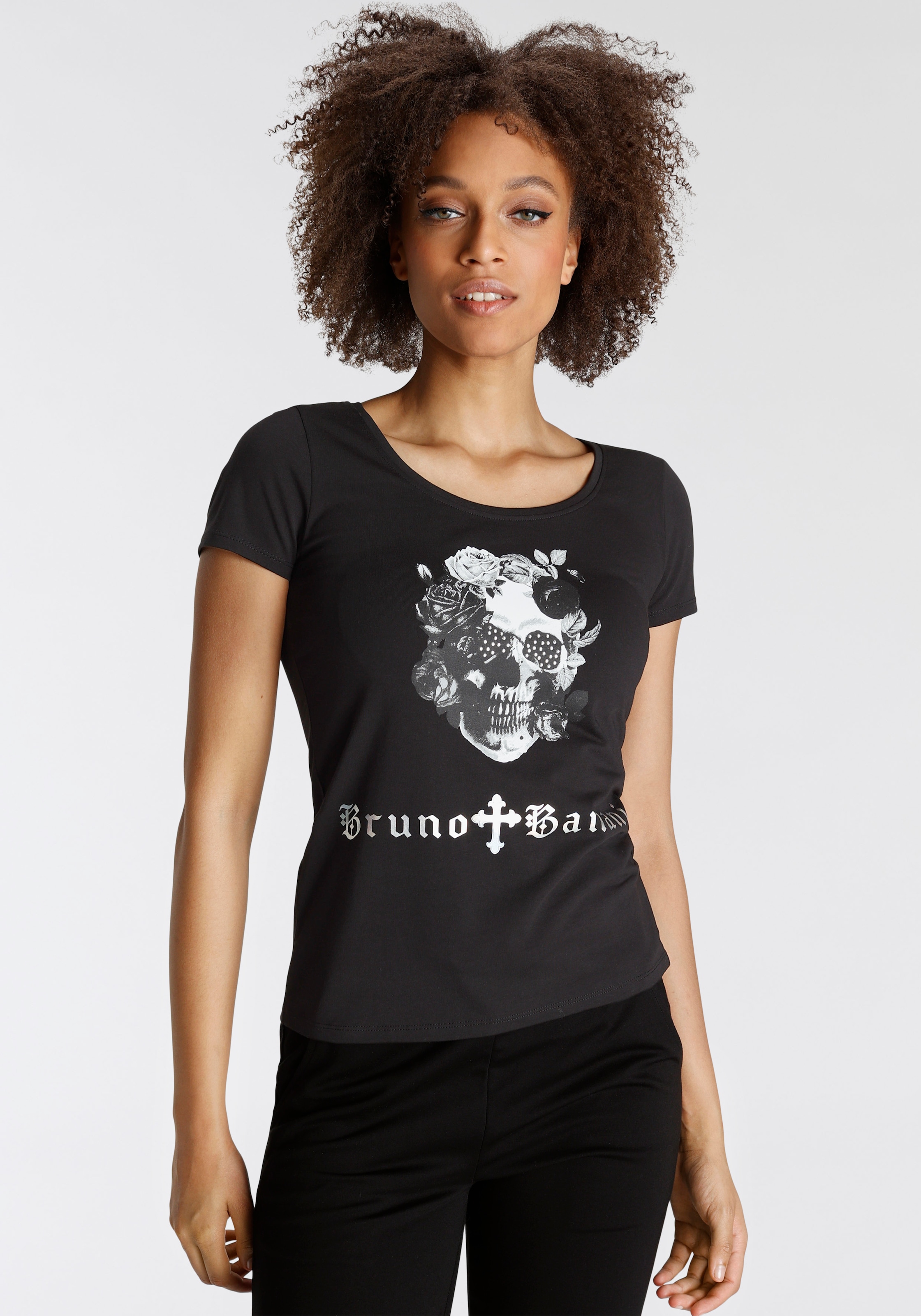 Bruno Banani T-Shirt, mit coolem Print online shoppen bei Jelmoli-Versand  Schweiz