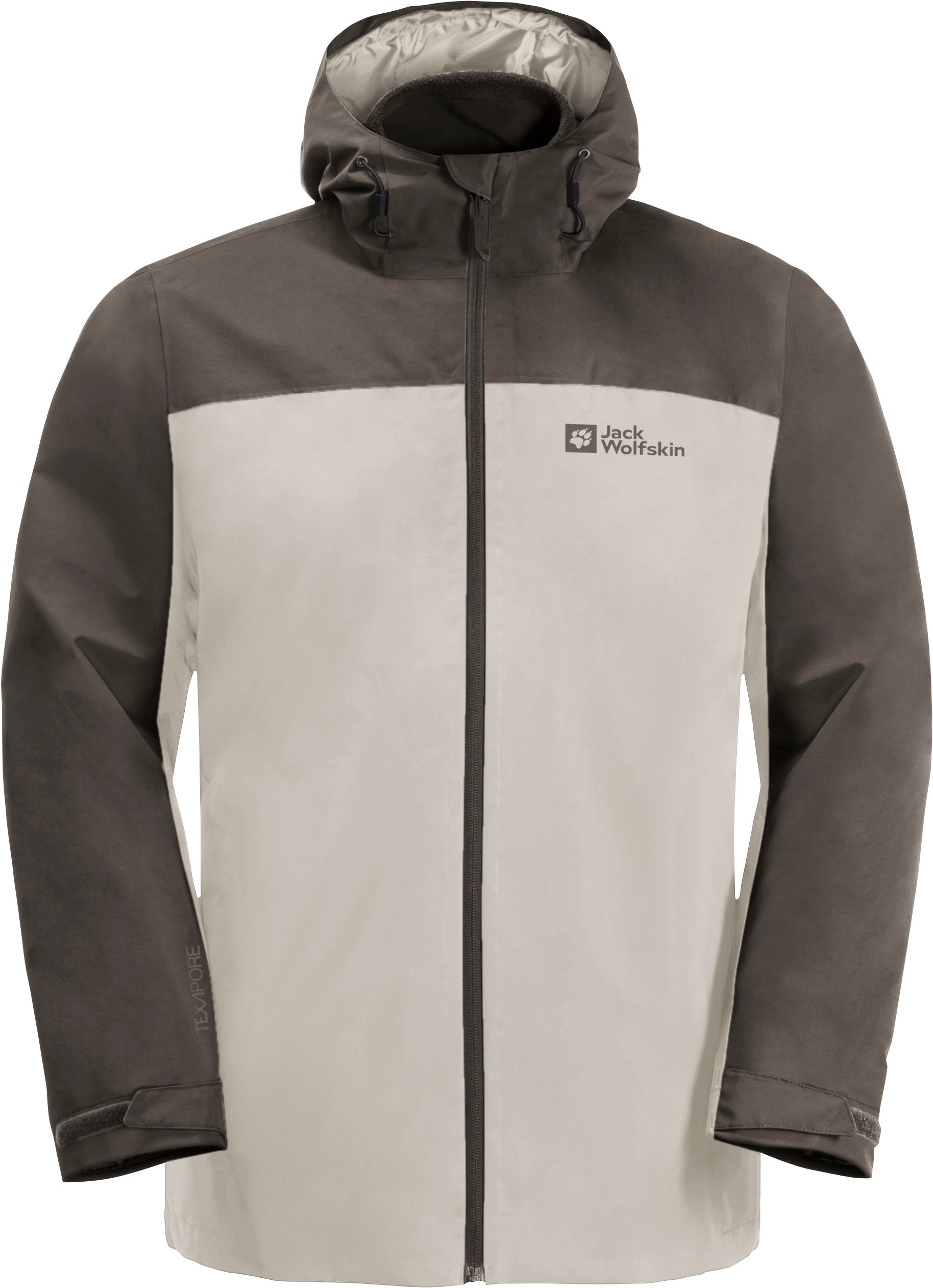 Jack Wolfskin 3-in-1-Funktionsjacke »TAUBENBERG 3IN1 JKT M«, mit Kapuze, Wasserabweisenden Reissverschlüssen, Wasserdicht, Atmungsaktiv