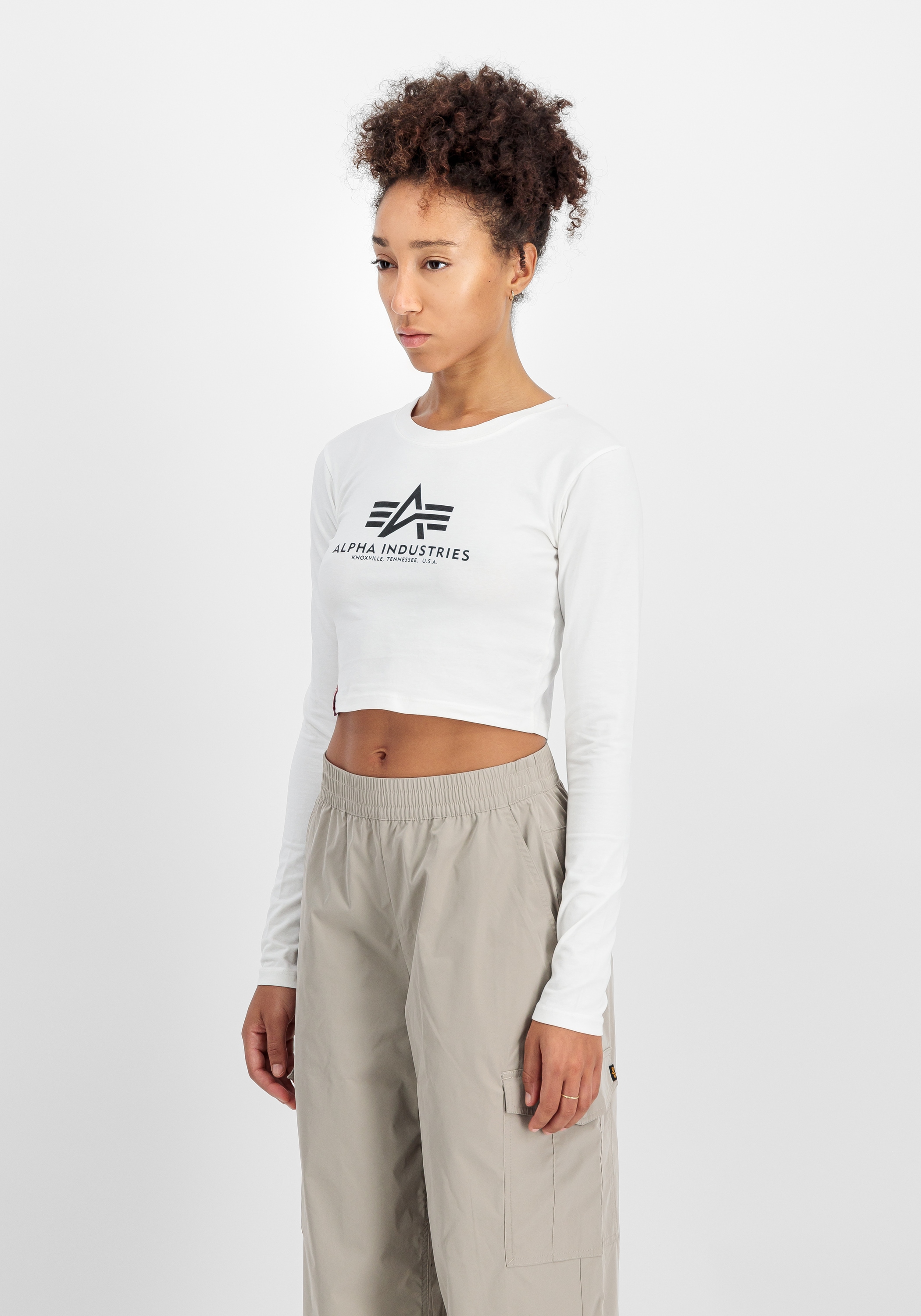 Alpha Industries Sweater "Basic Cropped Longsleeve W"