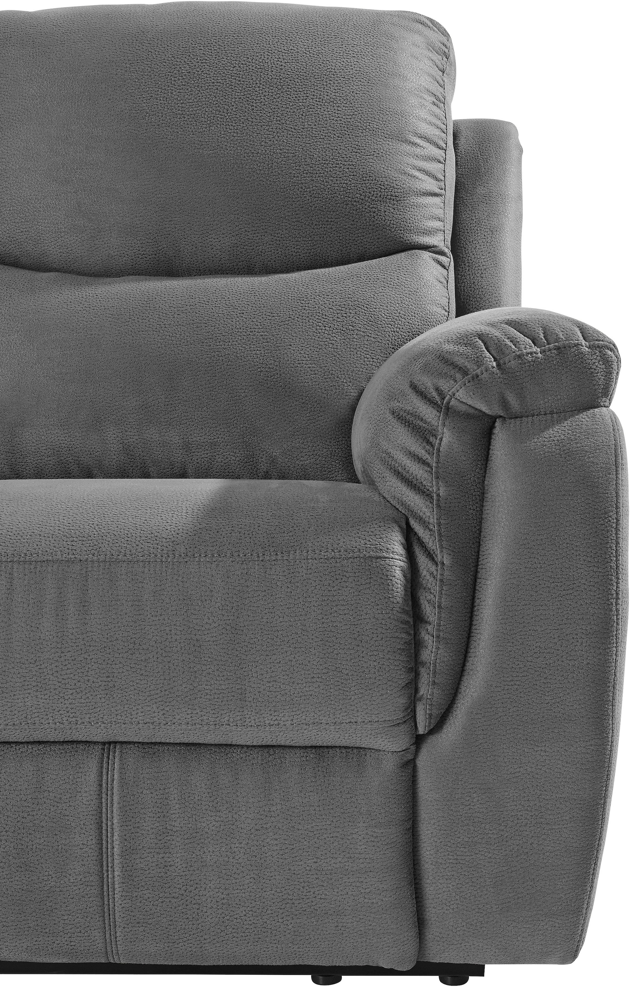 ATLANTIC home collection 3-Sitzer »Diana«, mit Relaxfunktion und Federkern, hohe Belastbarkeit