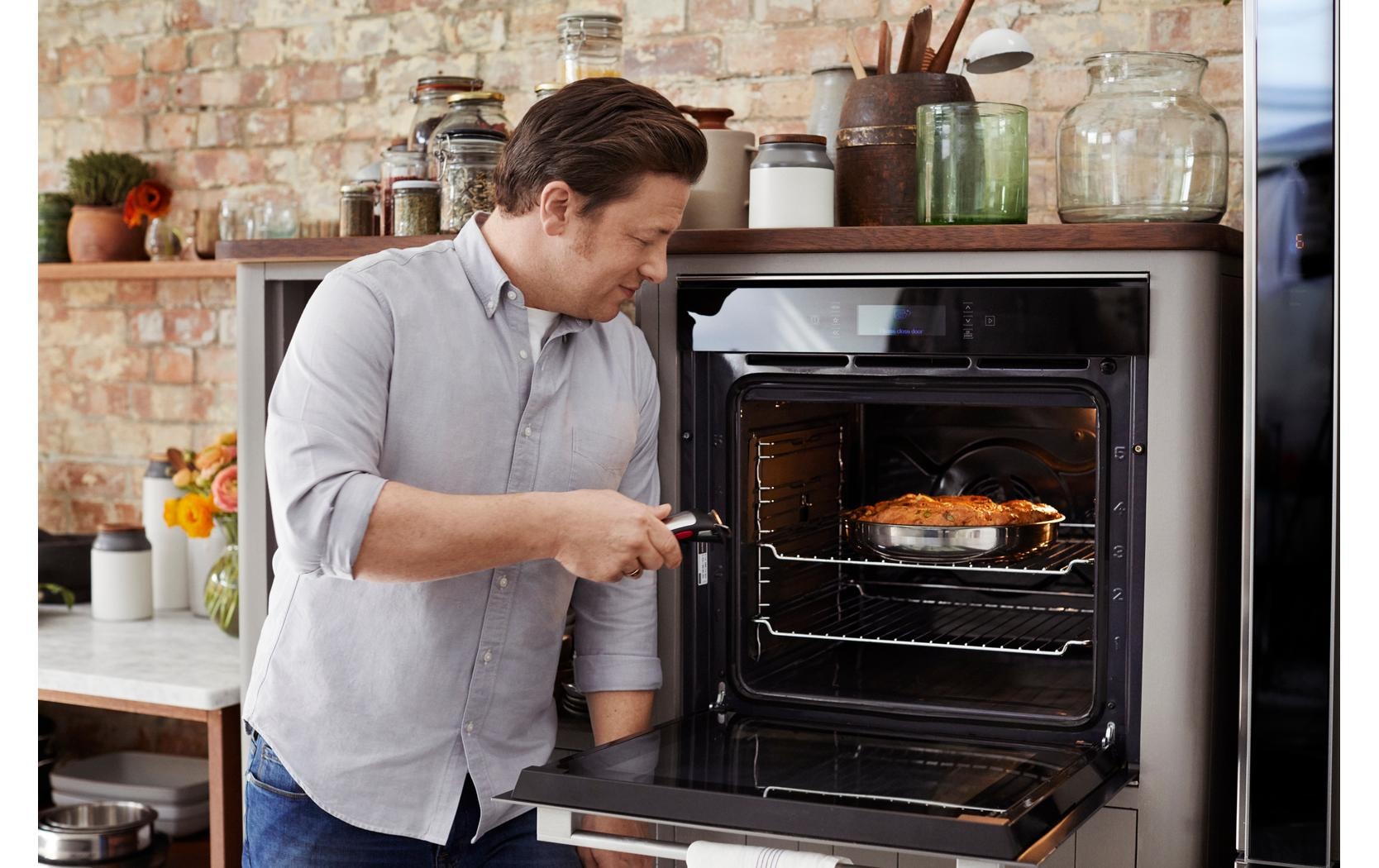 Tefal Pfannen-Set »Jamie Oliver Ingenio On 3-teilig 24 cm/28 cm«, Edelstahl