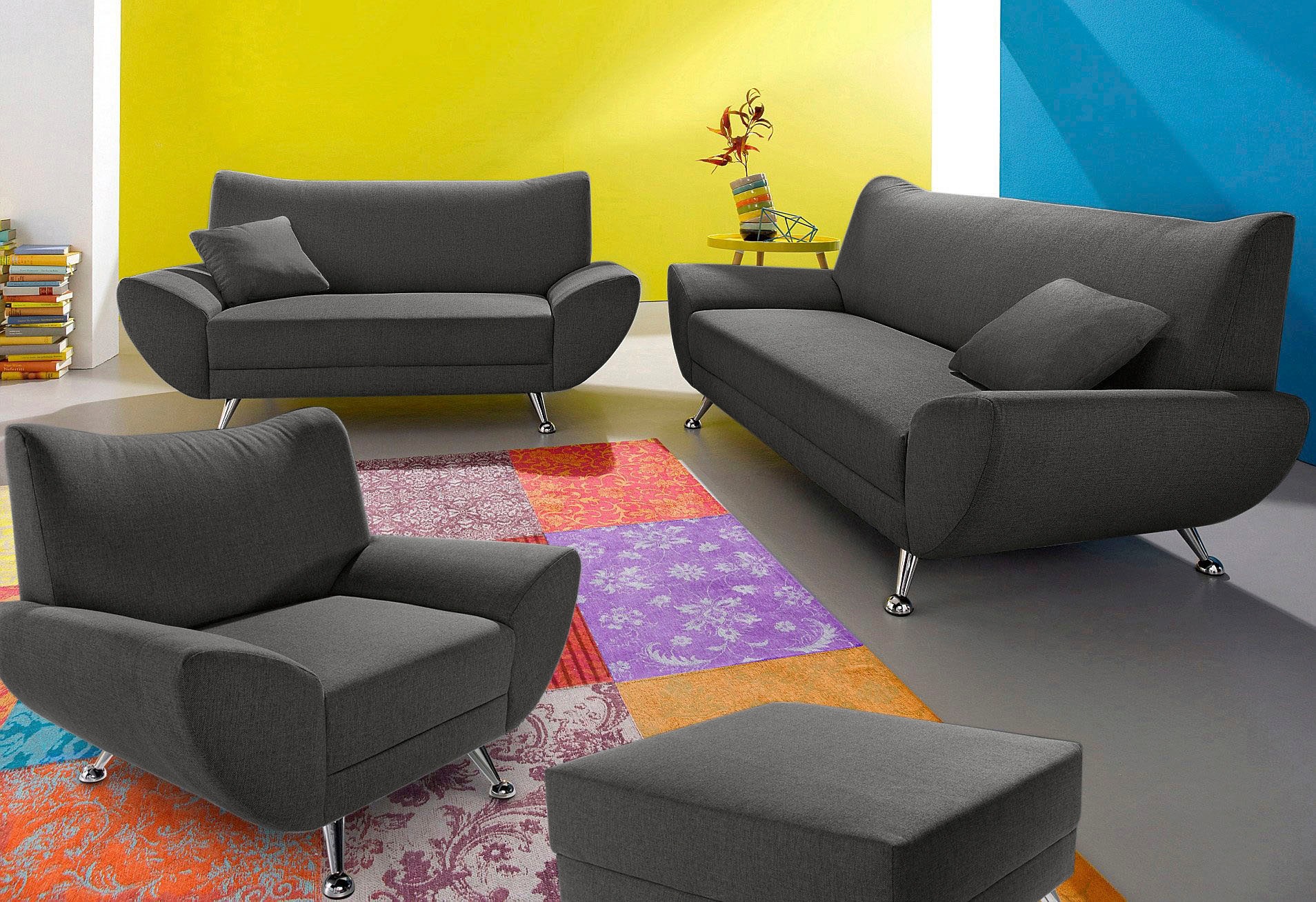 INOSIGN Polstergarnitur »Saltare elegant und komfortabel, OTTOs Choice«, (3 tlg.)