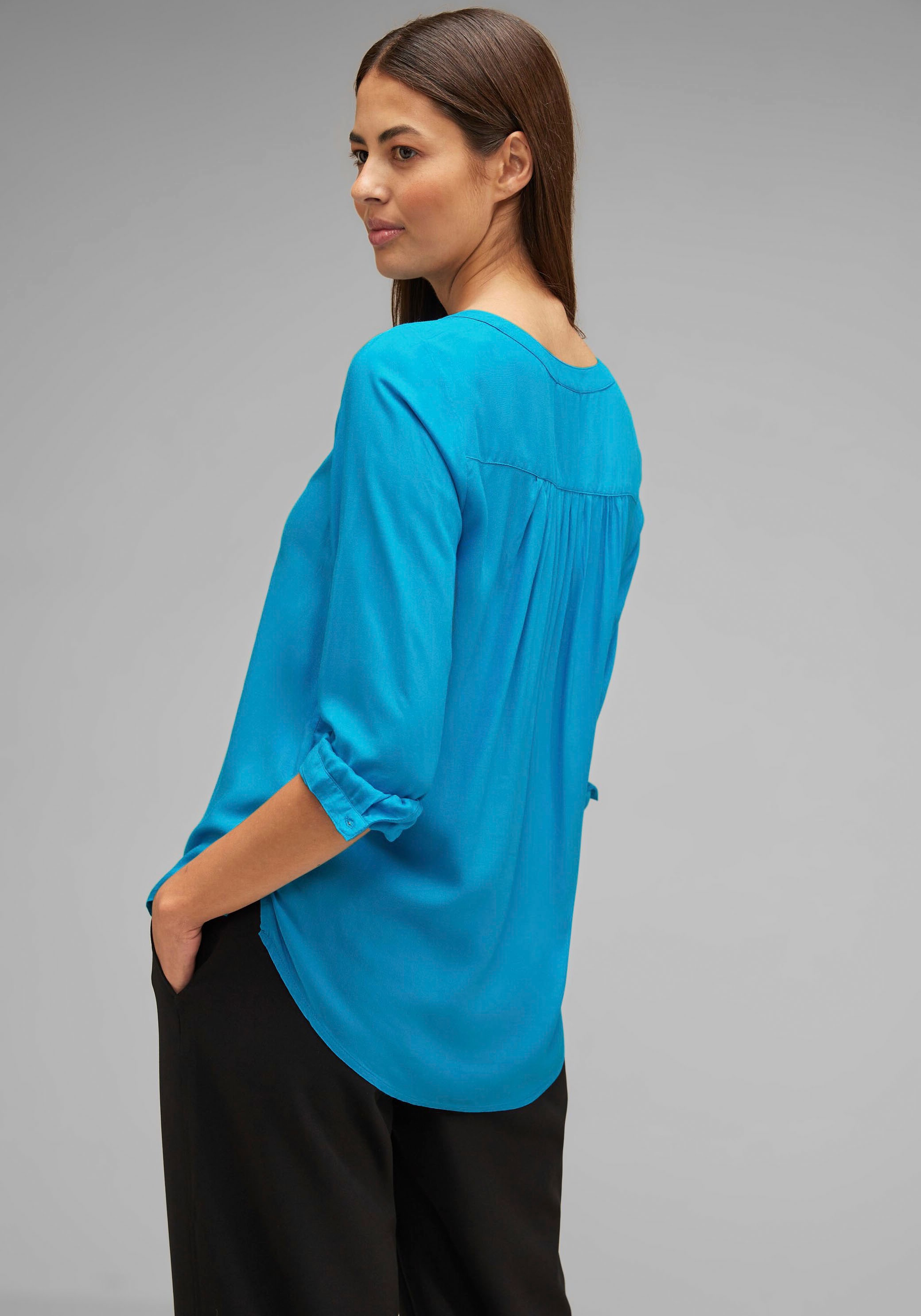 Schweiz STREET ONE mit Jelmoli-Versand Seitenschlitzen »Style Shirtbluse Bamika«, bestellen online bei