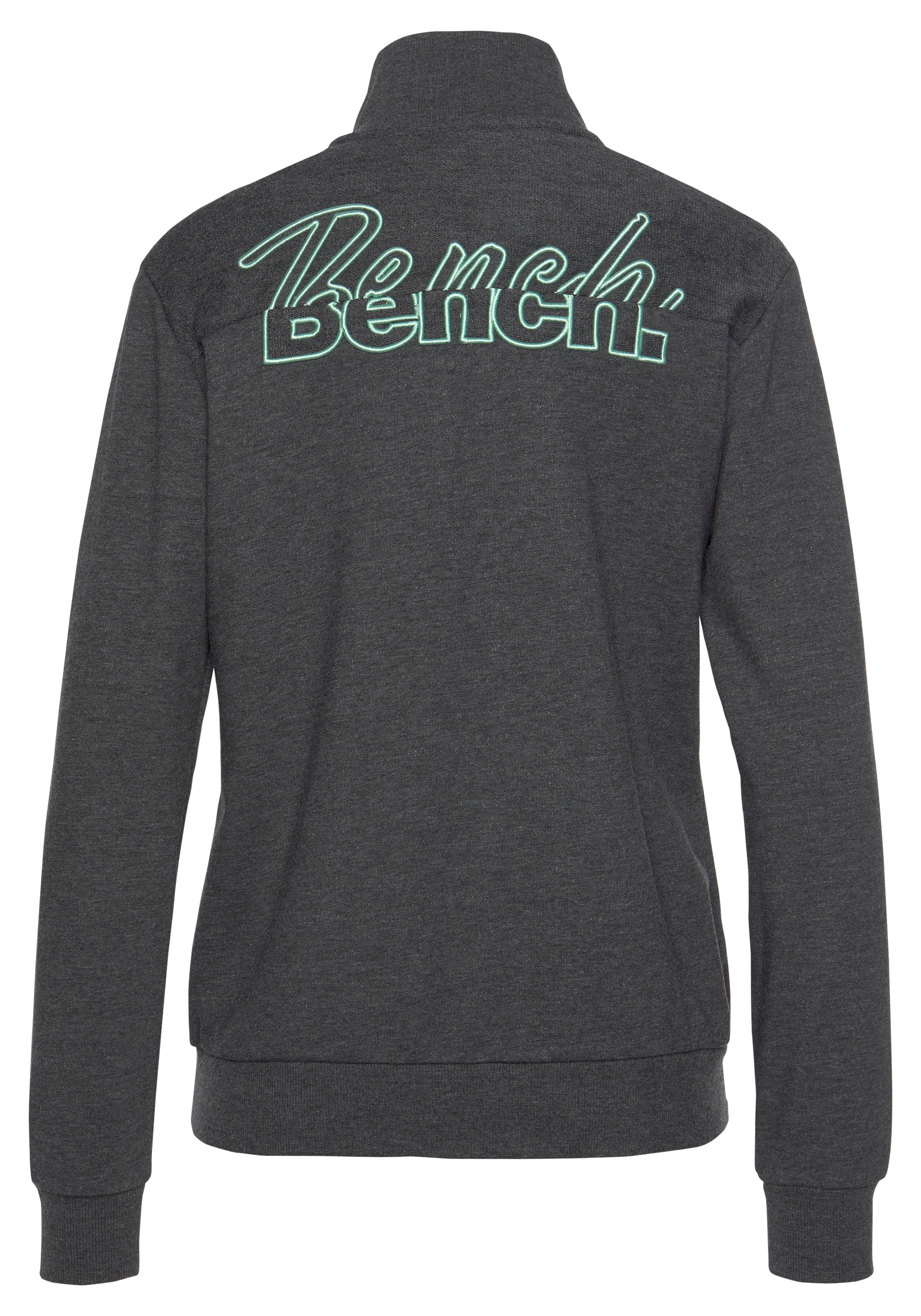 Bench. Sweatjacke, mit zwei Logo Stickereien, Loungeanzug